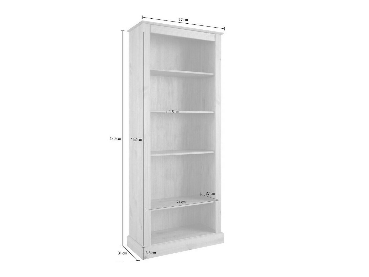 Estantería Caltola 107 (Blanco)