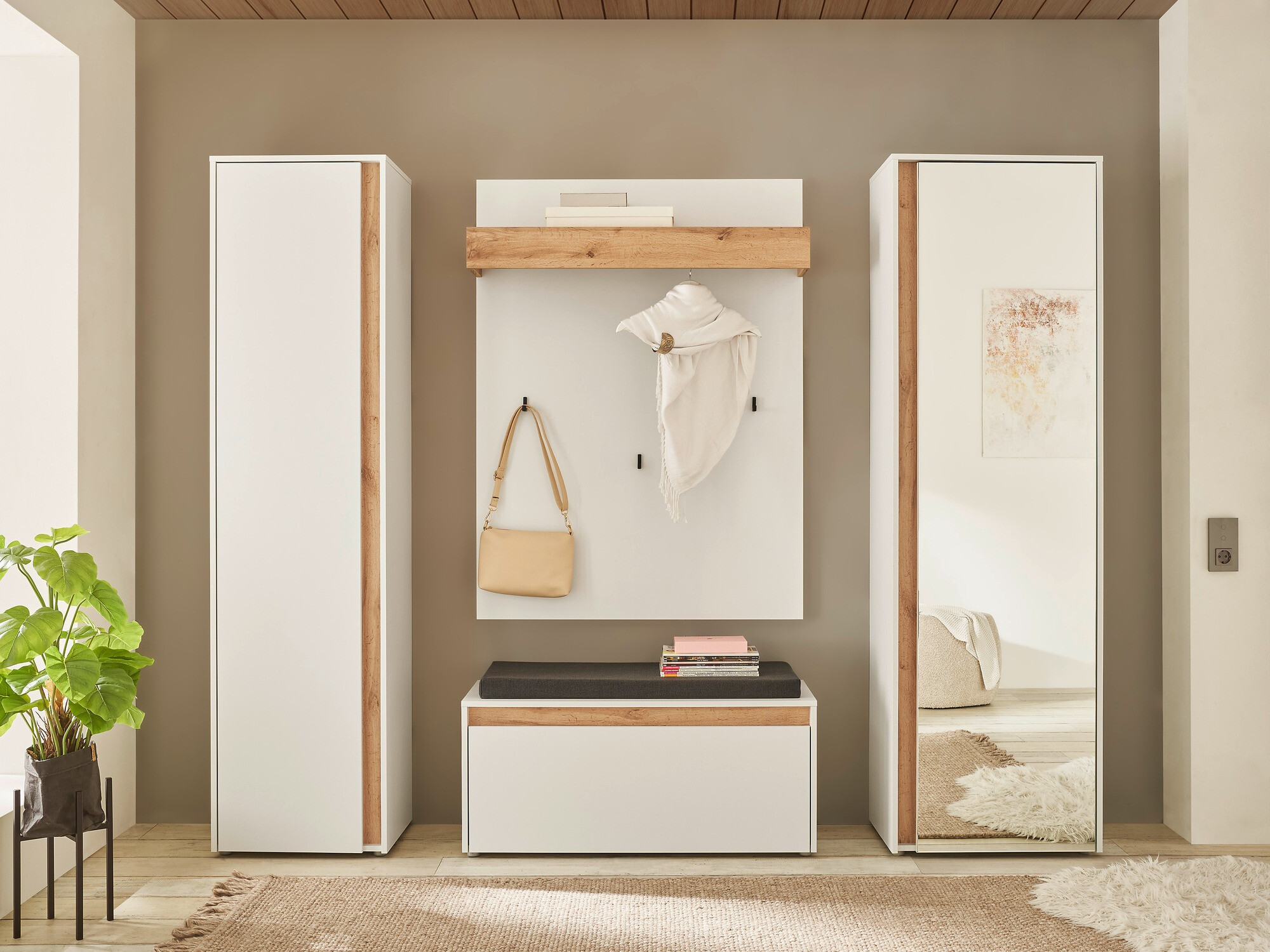 Armario Elbsori 160 (Blanco)