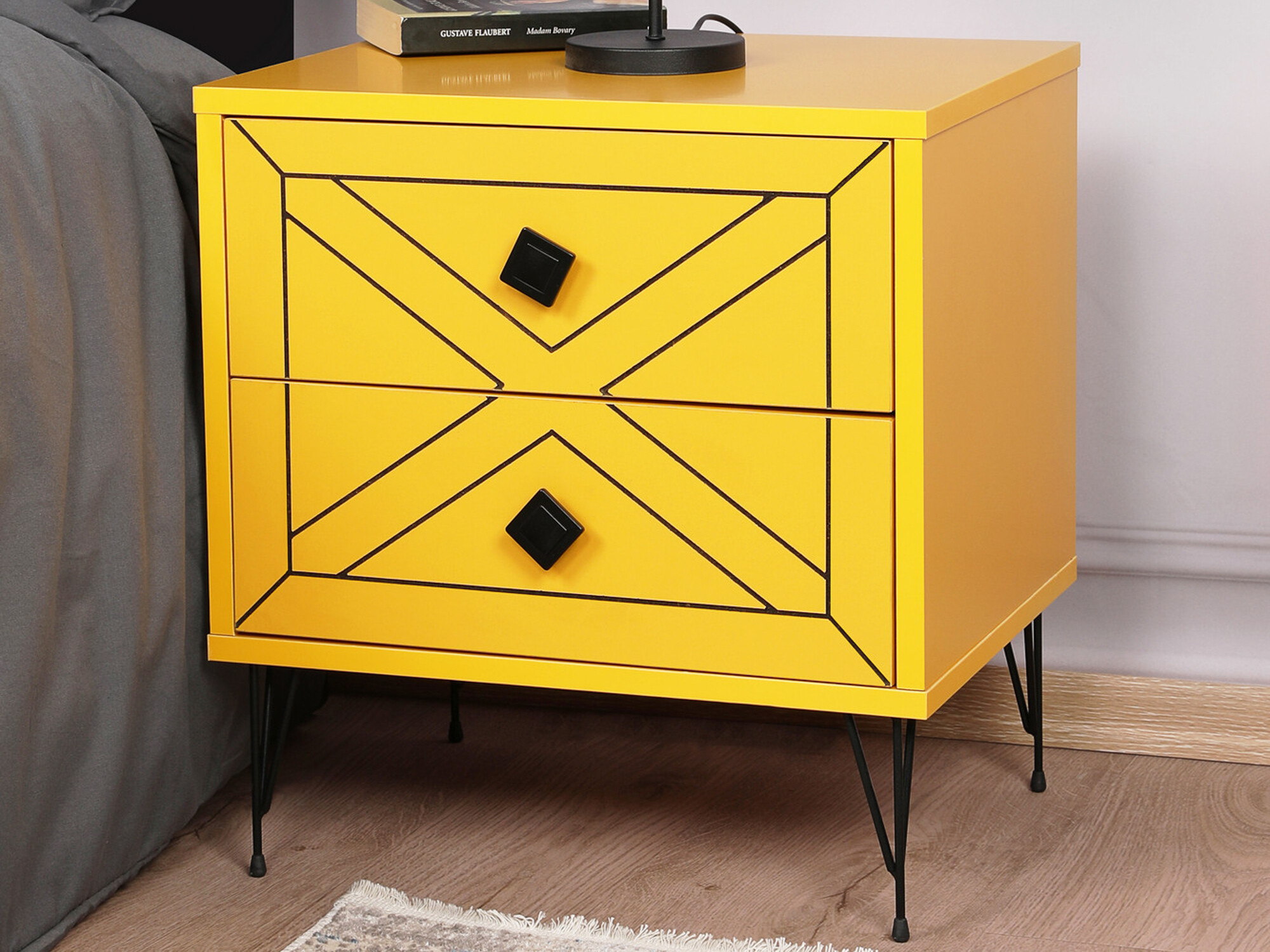 Mesilla de noche Kailua 376 (Amarillo)