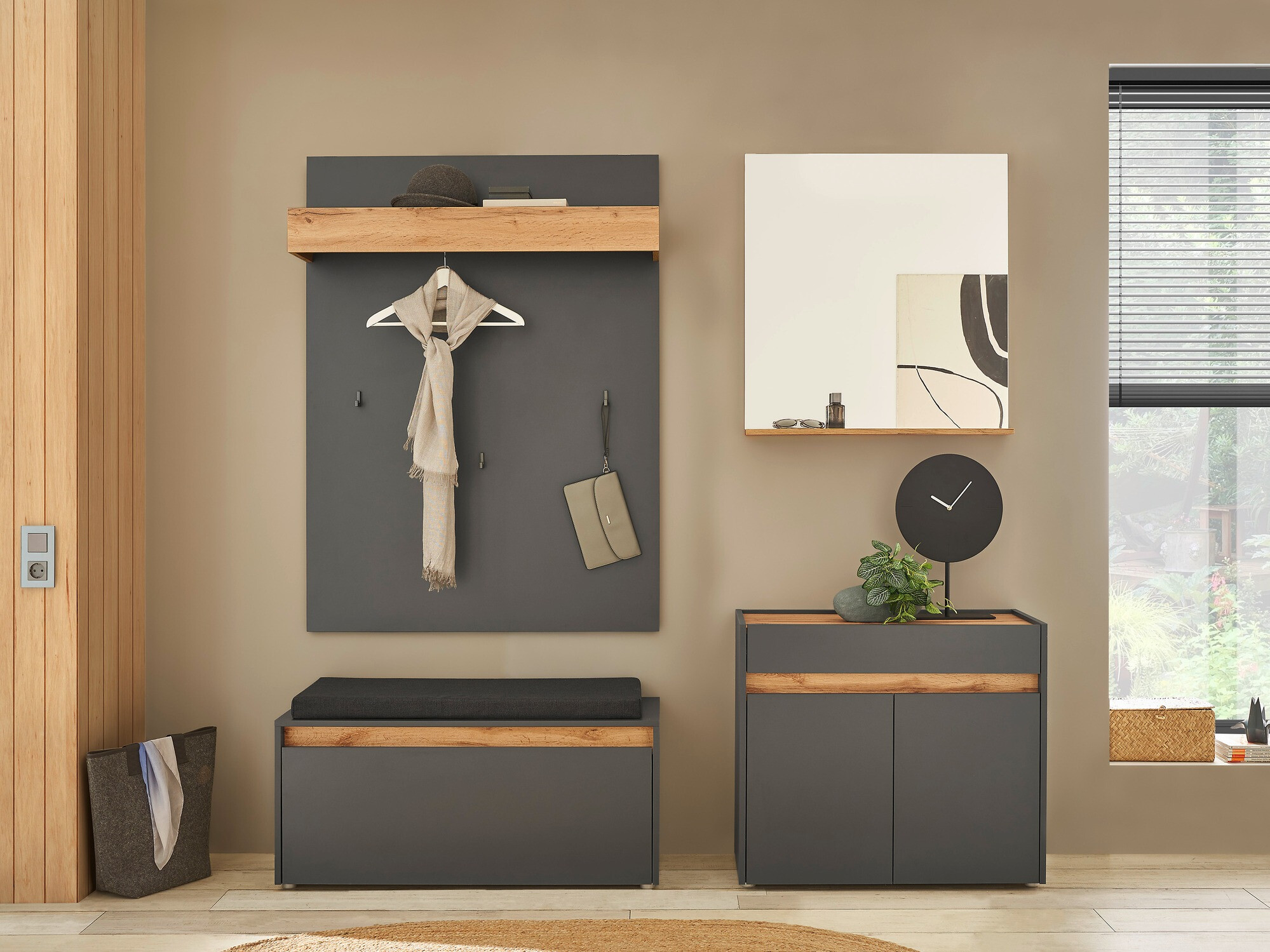 Perchero Elbsori 162 (Antracita)