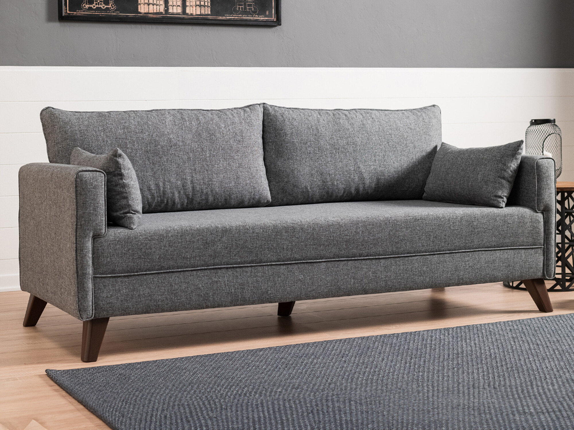 Sofá-cama Fenlua 103 (Gris)