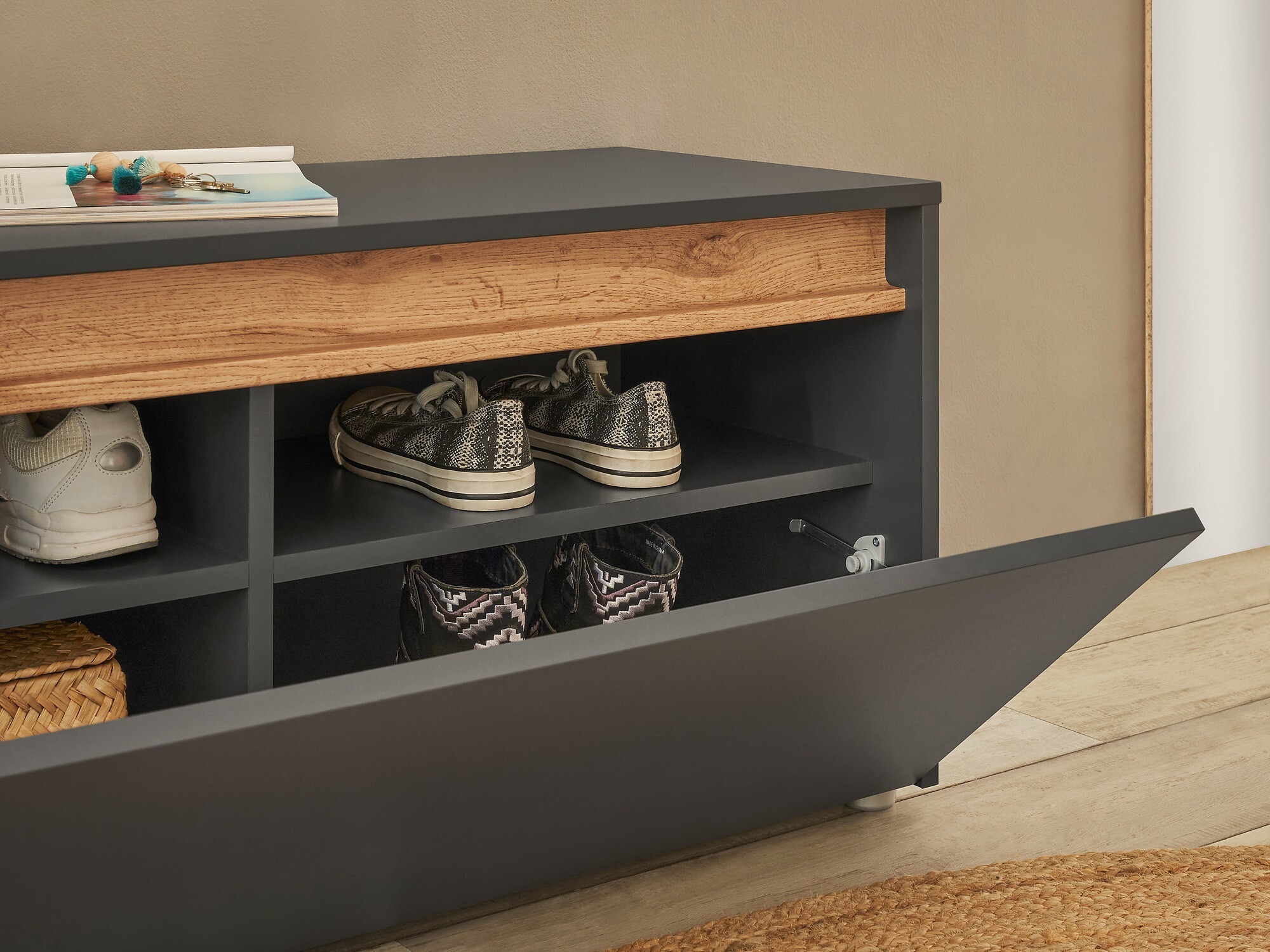 Zapatero Elbsori 163 (Antracita)