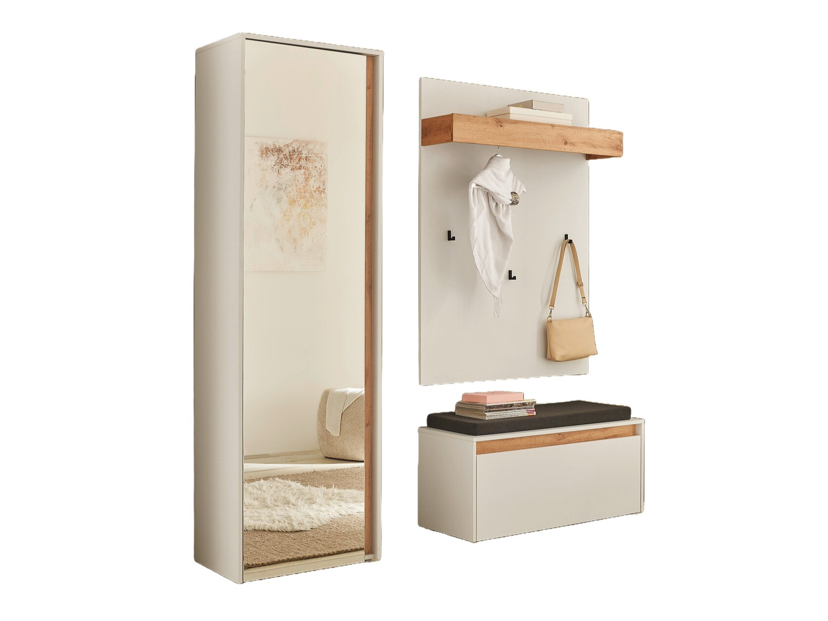 Conjunto para recibidor Elbsori 167 (Blanco)