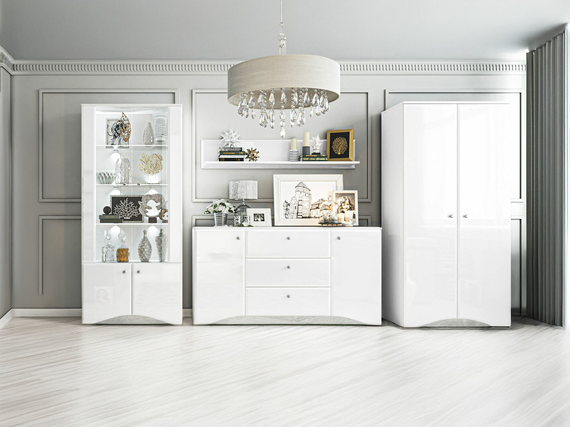 Estantería de pared Romlevo 105