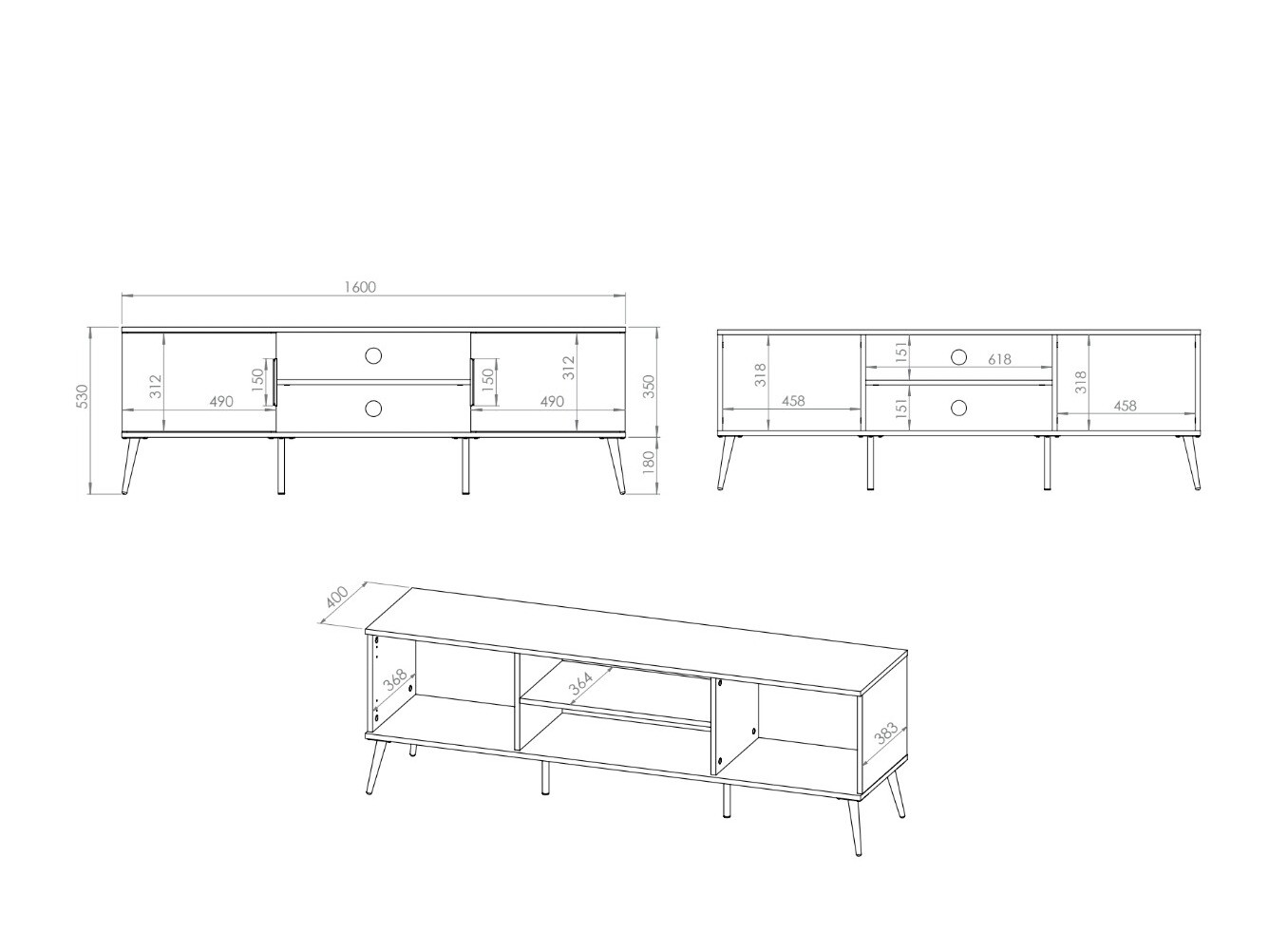 Mueble TV Odenovu 105
