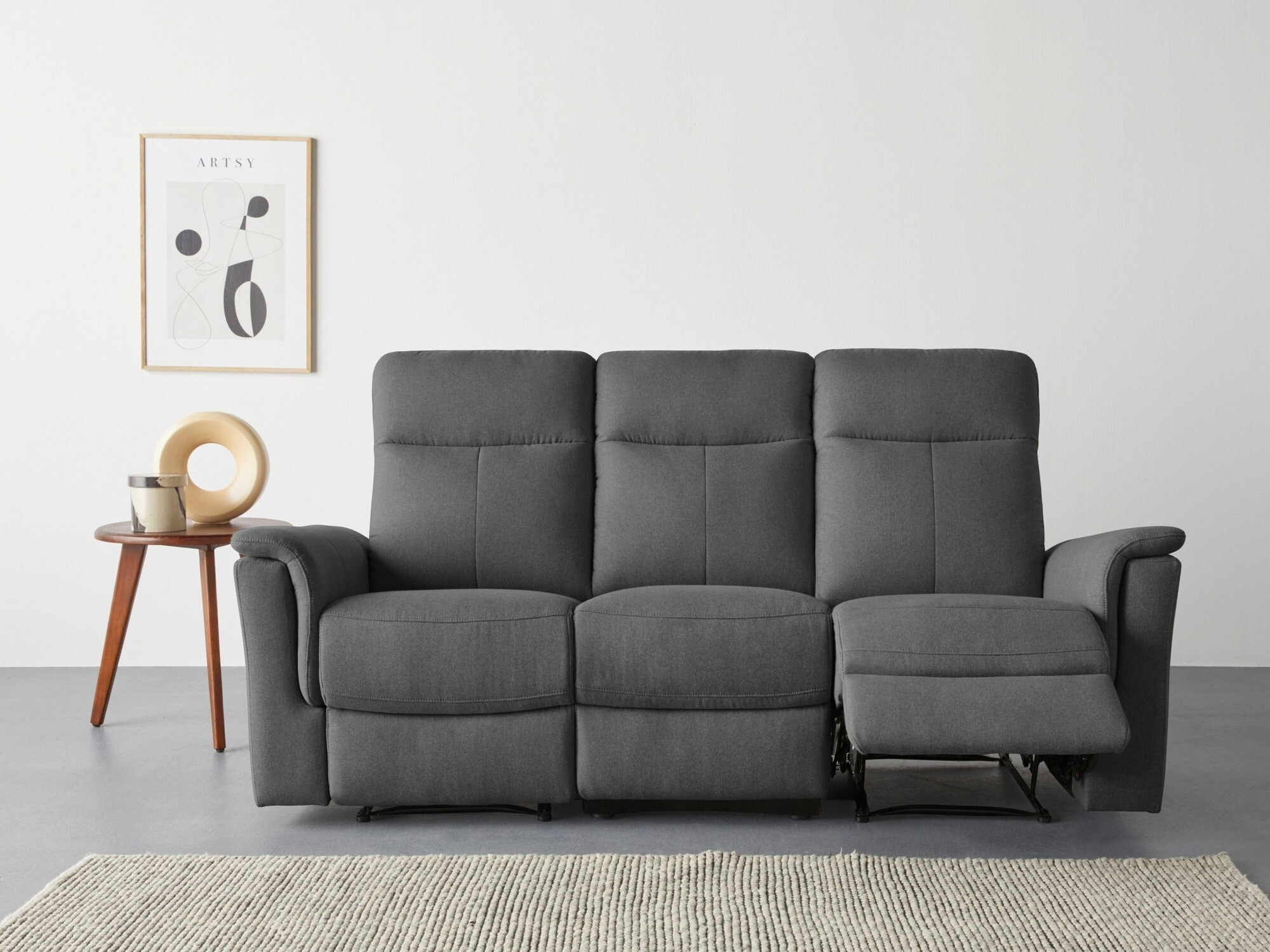 Sofá reclinable Denton 1374 (Antracita)