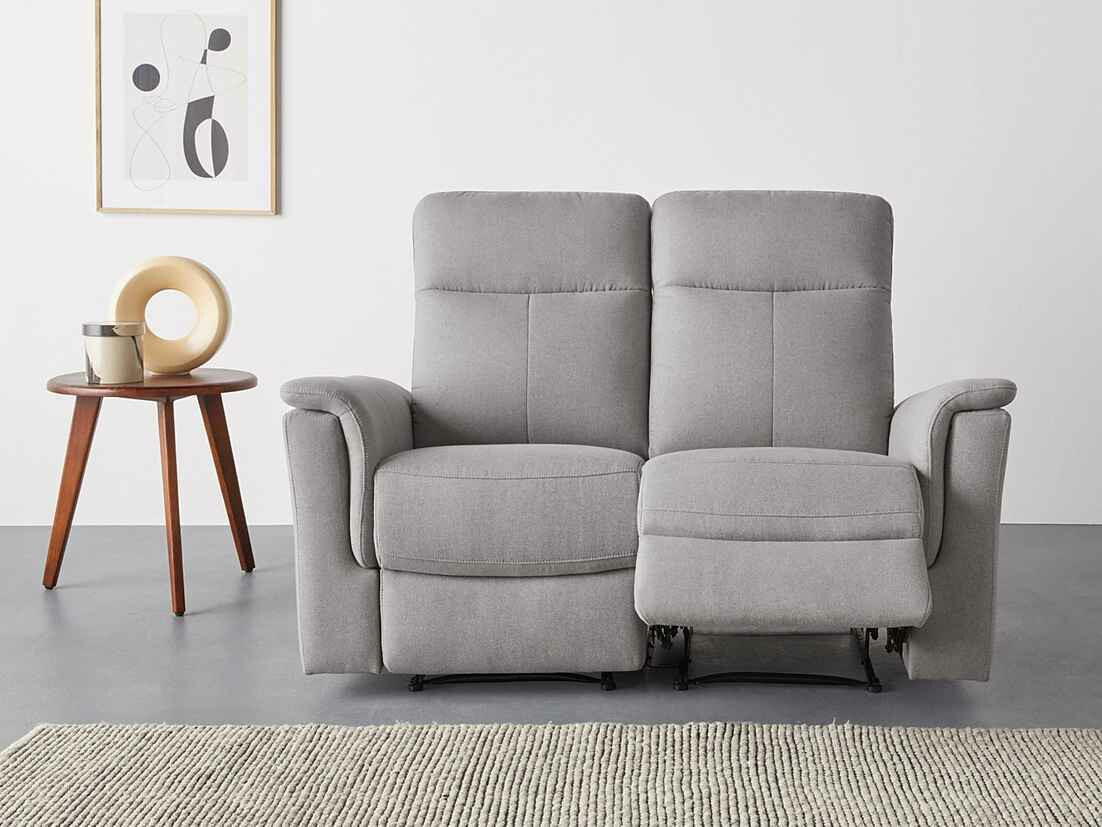 Sofá reclinable Fivmelu 101 (Gris claro)