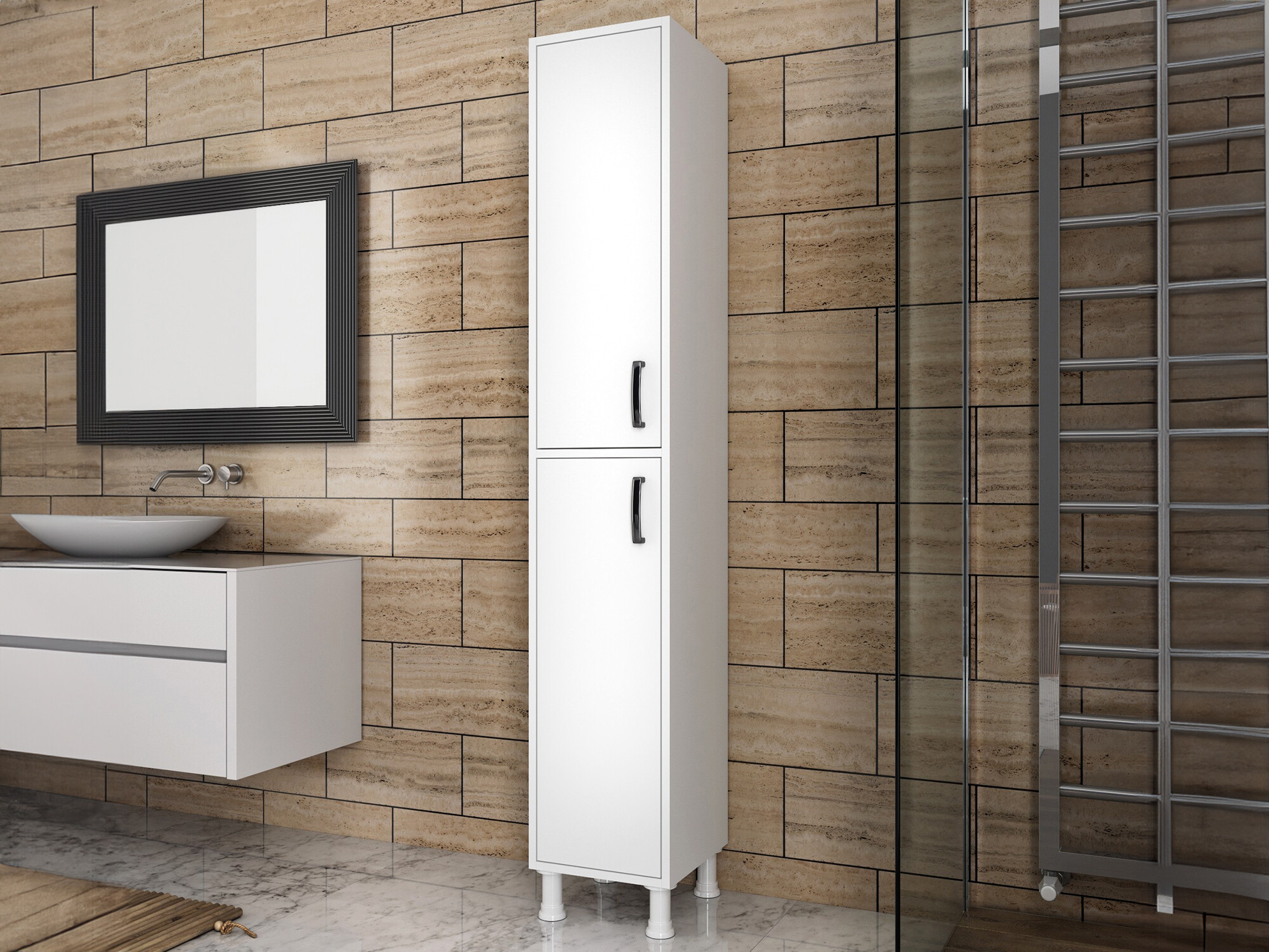 Armario de pie para baño Kailua 503