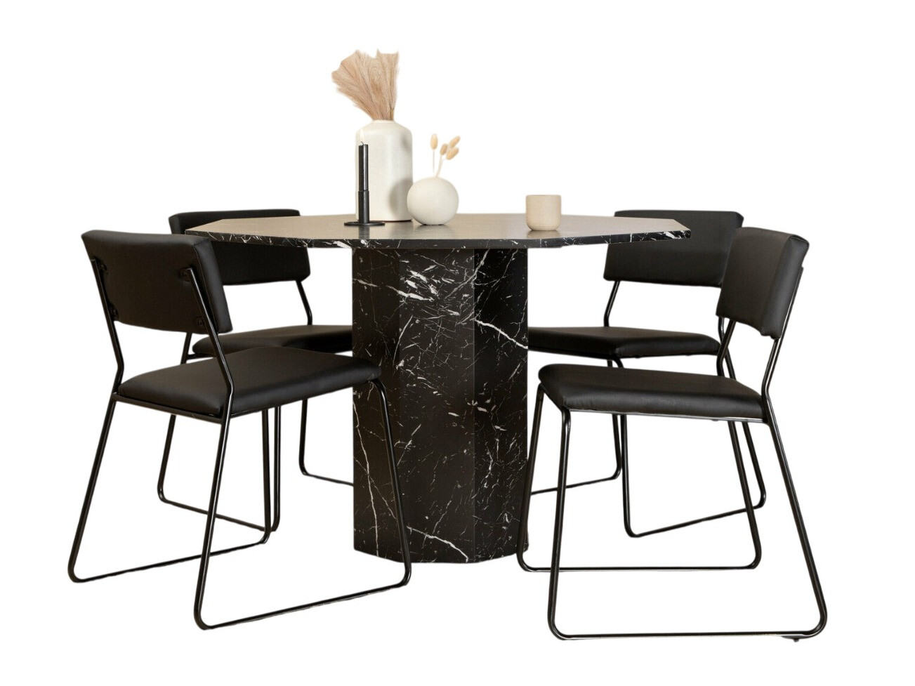 Conjunto de mesas y sillas para comedor Dallas 4567