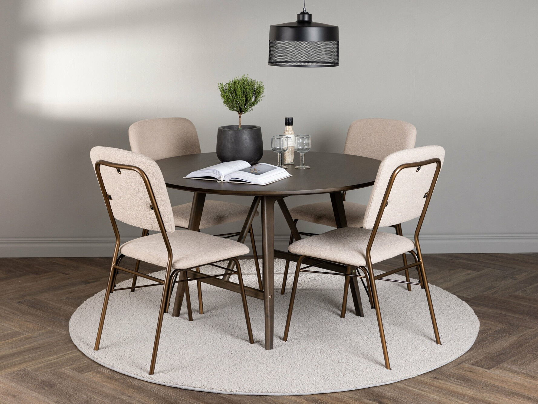 Conjunto de mesas y sillas para comedor Dallas 4569