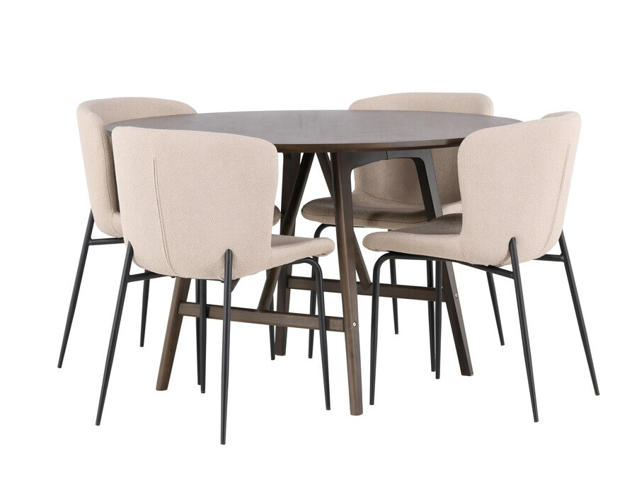 Conjunto de mesas y sillas para comedor Dallas 4570 (Beige)