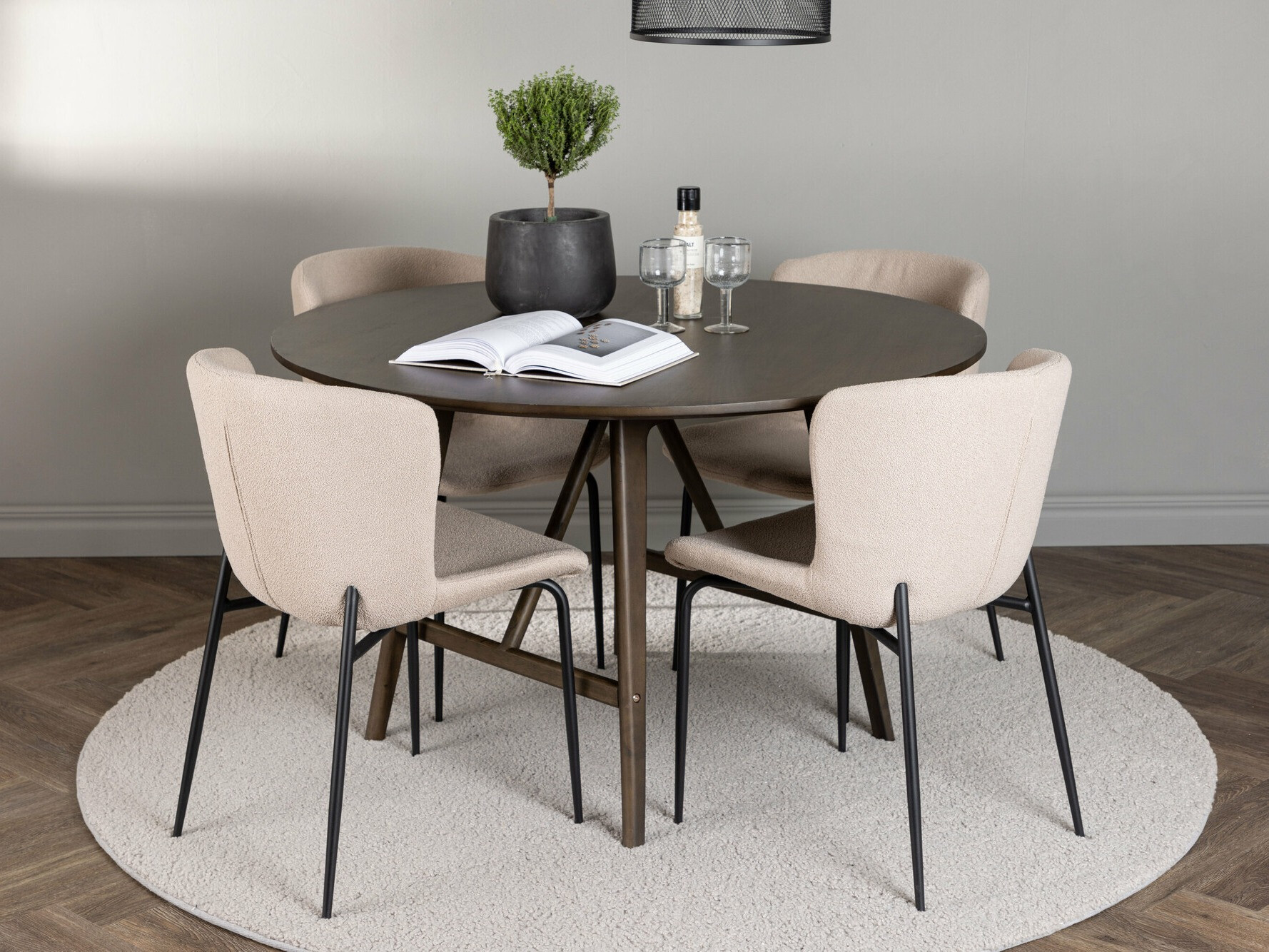 Conjunto de mesas y sillas para comedor Dallas 4570