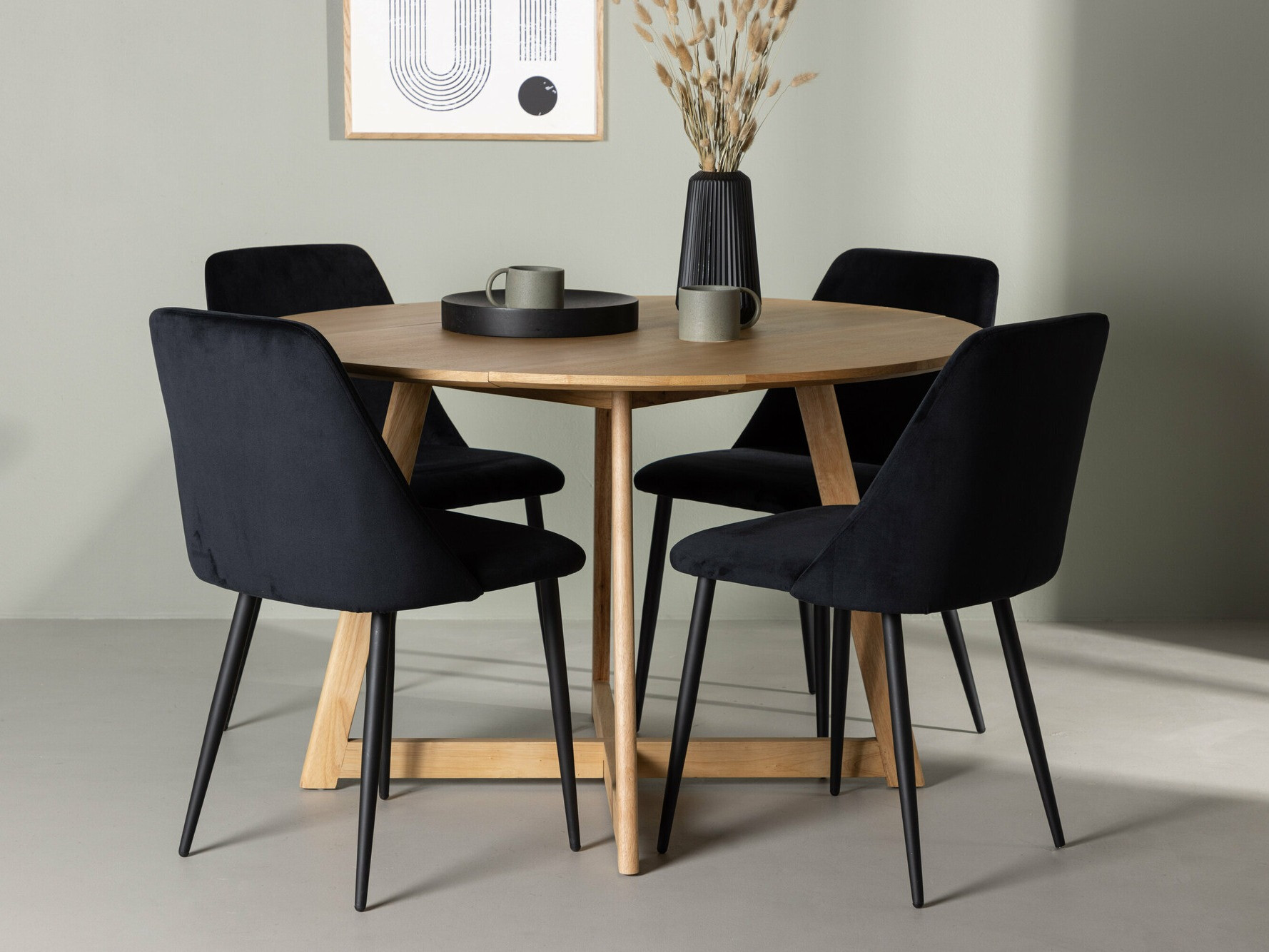 Conjunto de mesas y sillas para comedor Dallas 4571