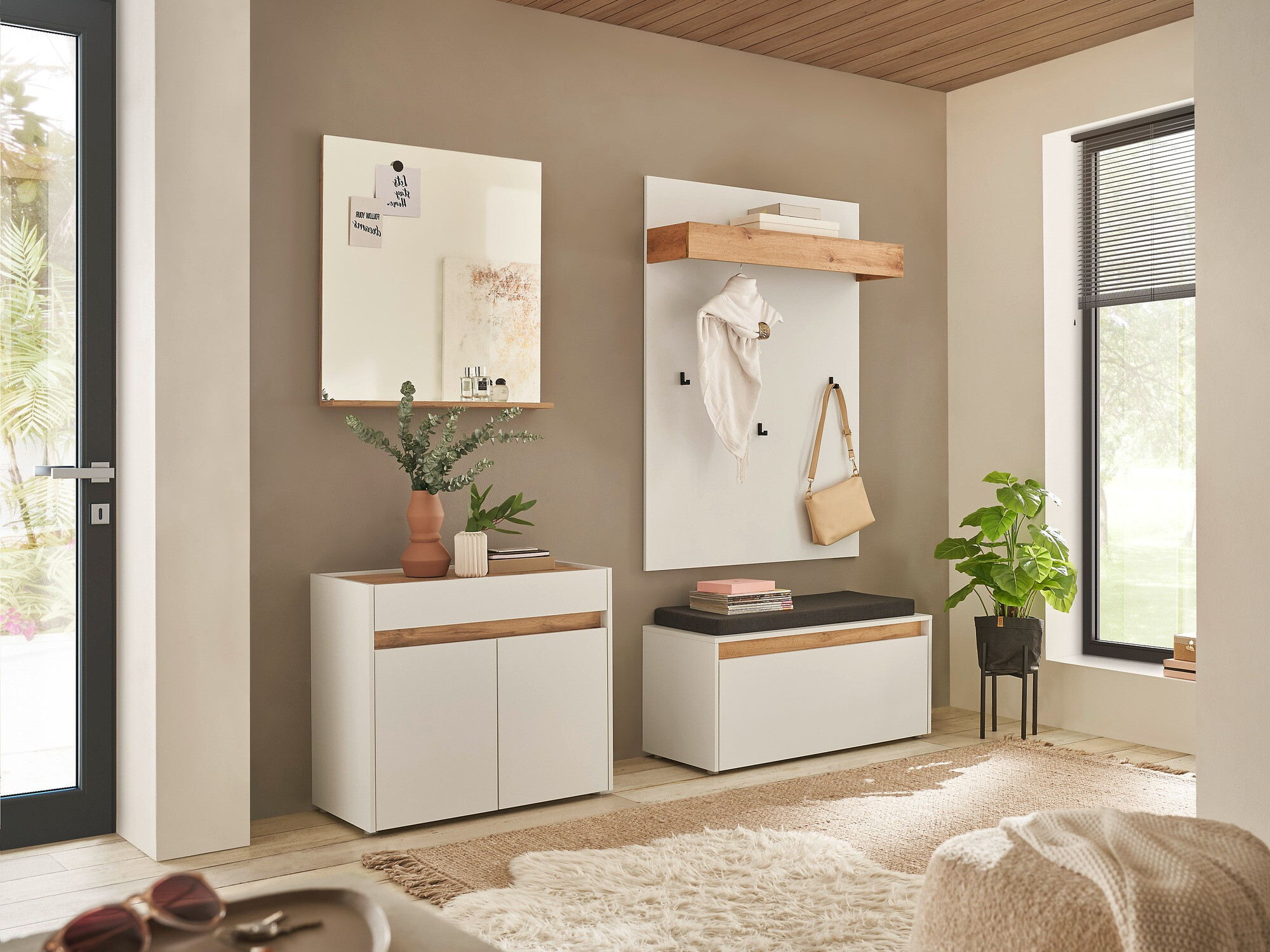 Conjunto para recibidor Elbsori 168 (Blanco)