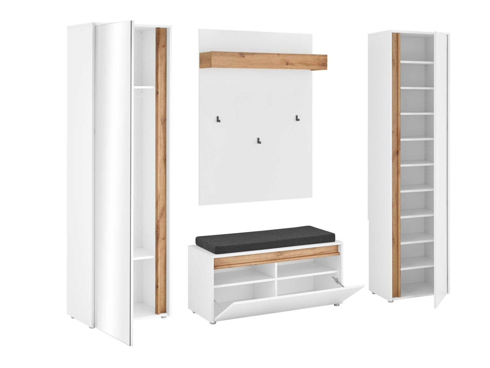 Conjunto para recibidor Elbsori 169 (Blanco)