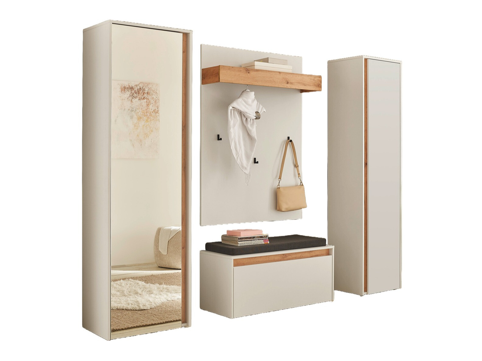 Conjunto para recibidor Elbsori 169 (Blanco)