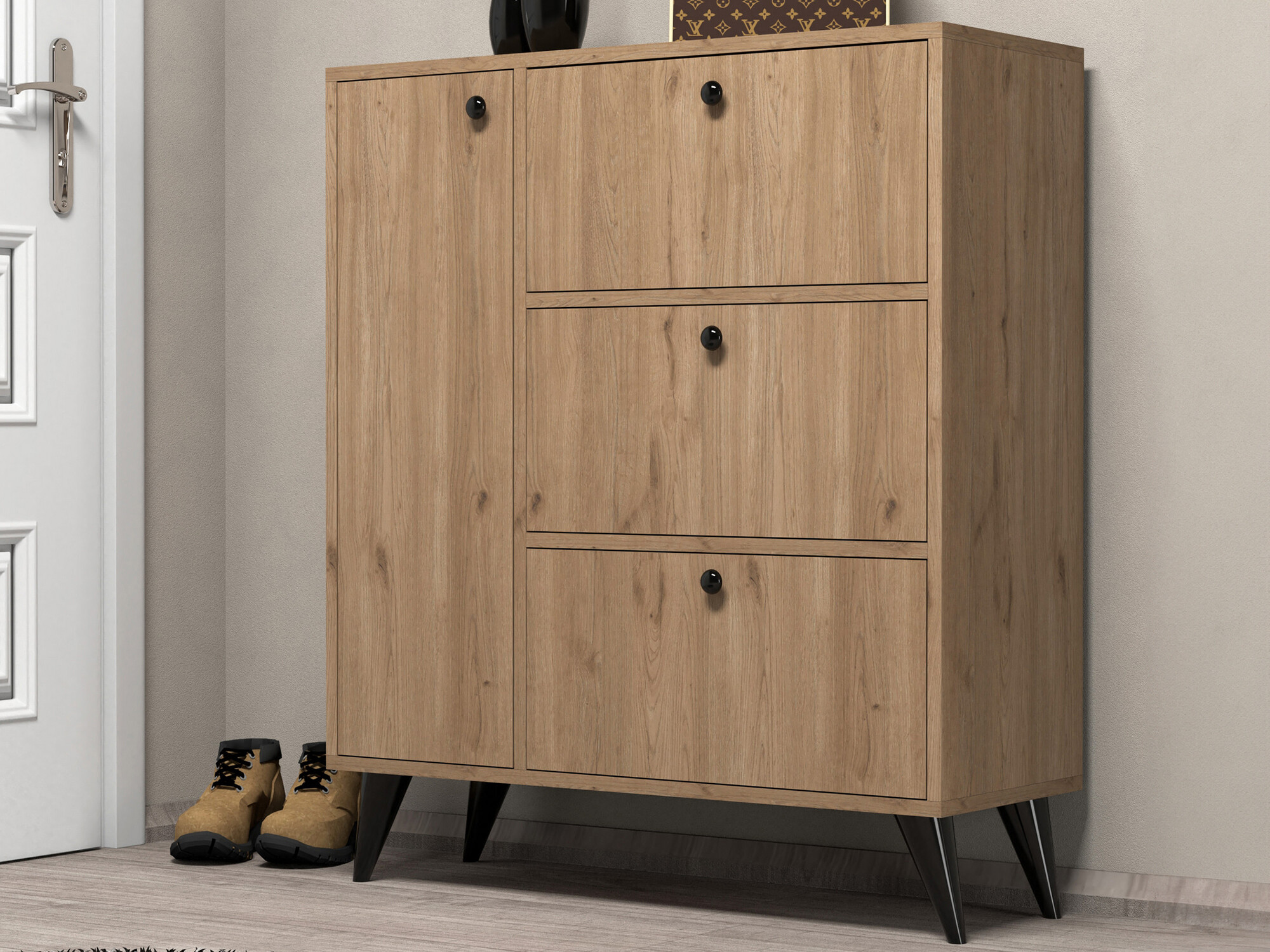 Estante para zapatos Kailua 540 (Roble)