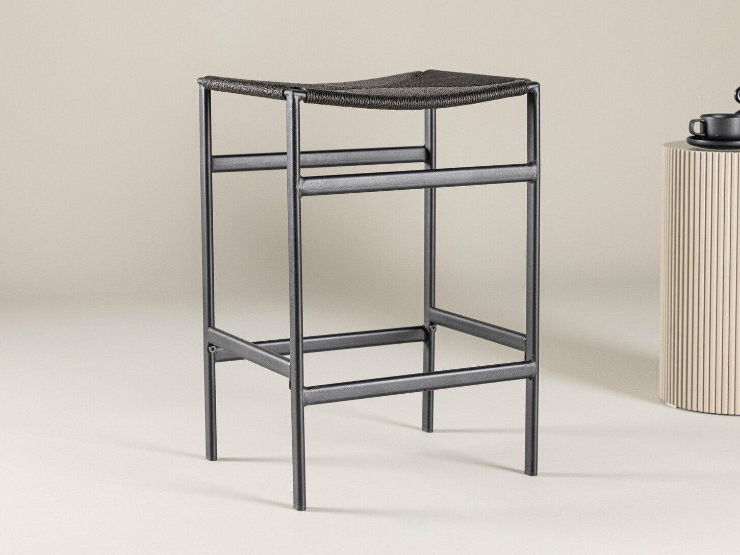 Taburete alto Dallas 4564 (Negro)