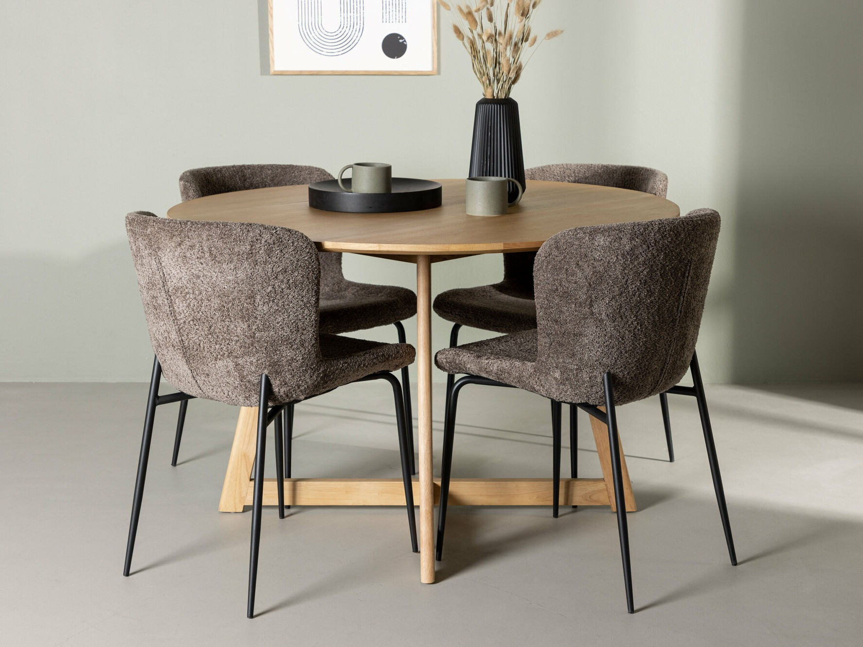 Conjunto de mesas y sillas para comedor Dallas 4572