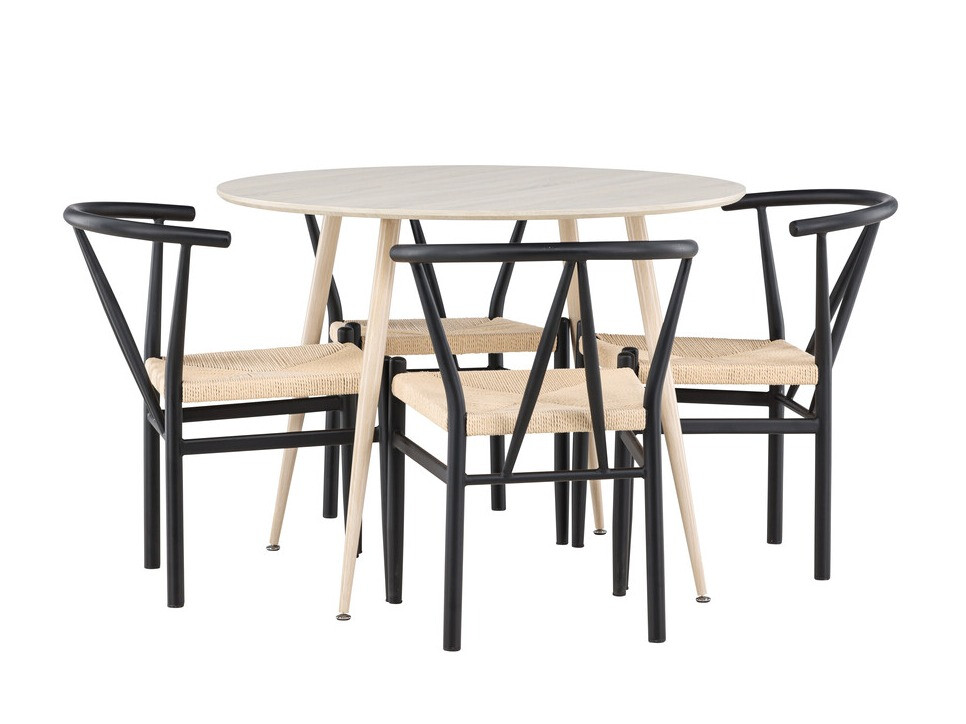 Conjunto de mesas y sillas para comedor Dallas 4574