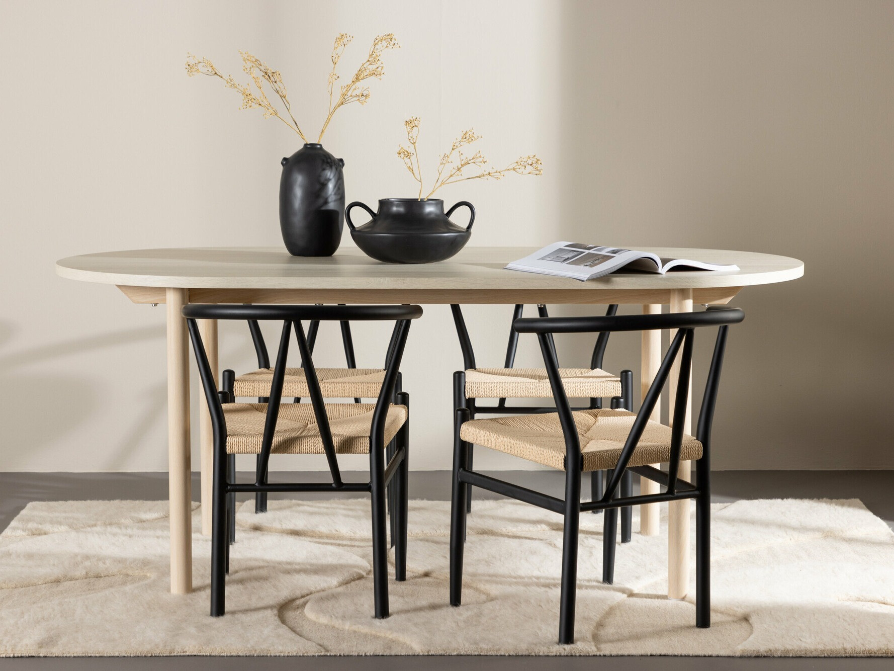 Conjunto de mesas y sillas para comedor Dallas 4575