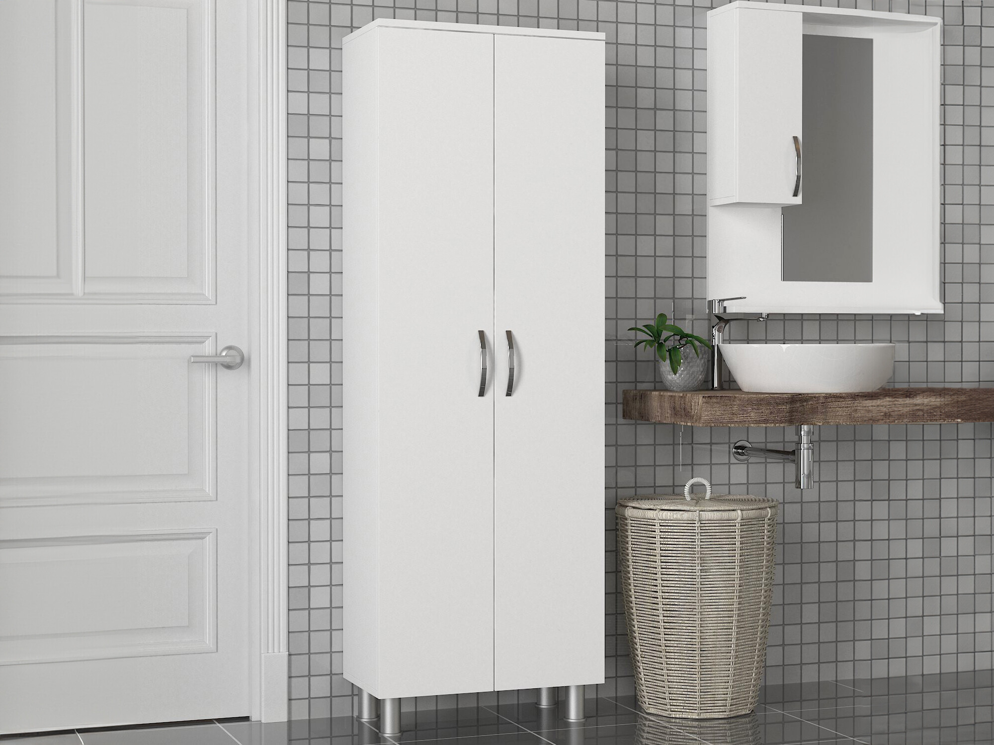 Armario de pie para baño Kailua 2075