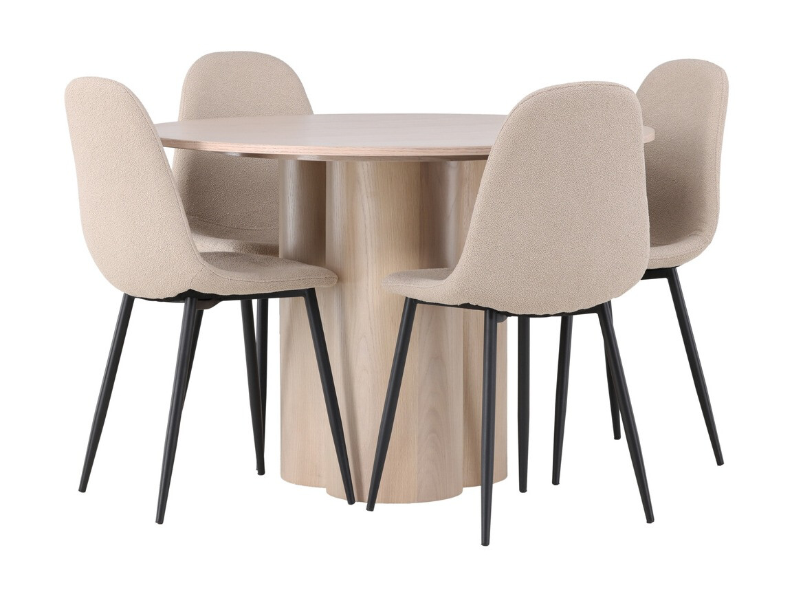 Conjunto de comedor Dallas 4578 (Luminoso madera)