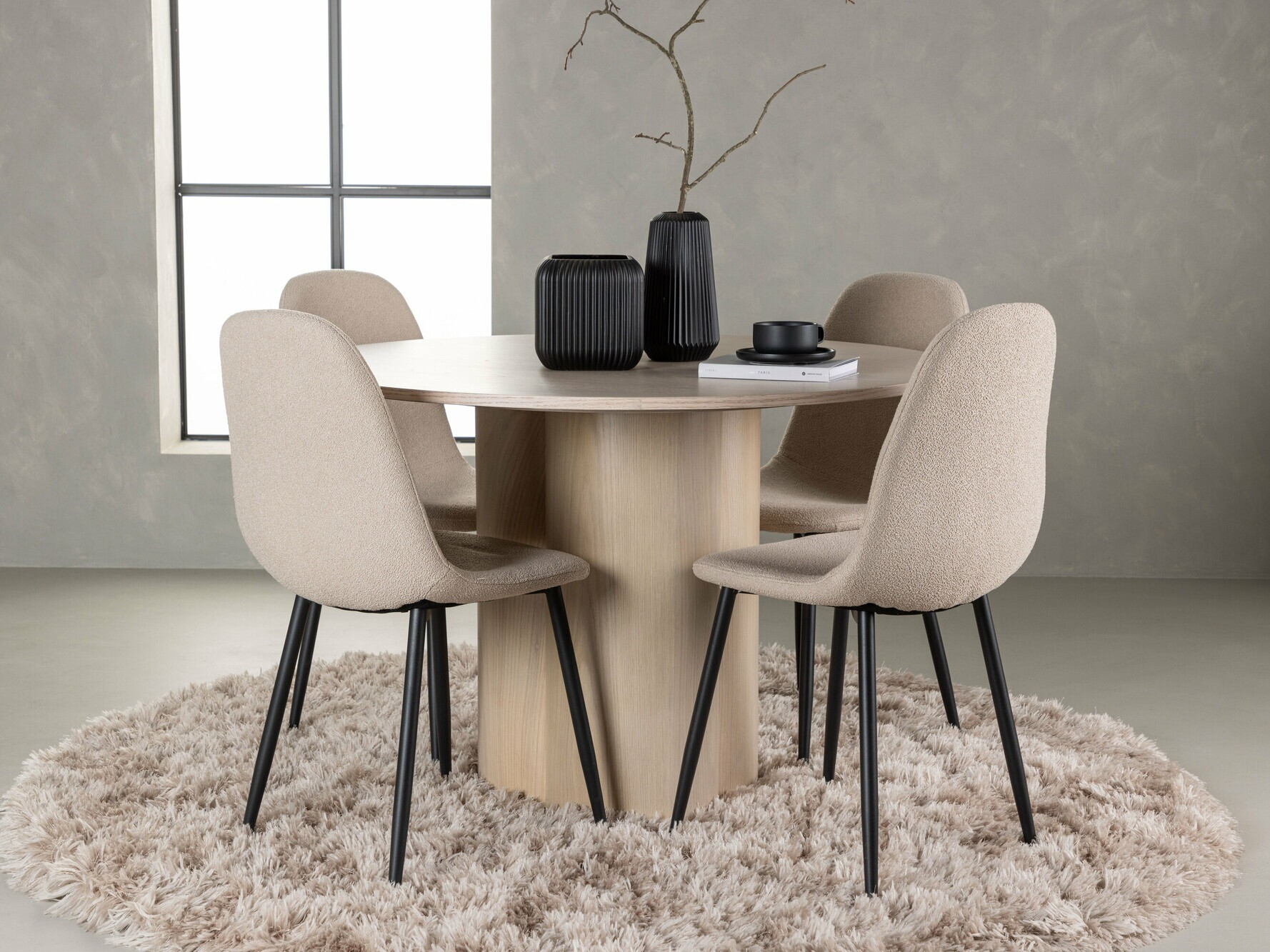 Conjunto de comedor Dallas 4578 (Luminoso madera)