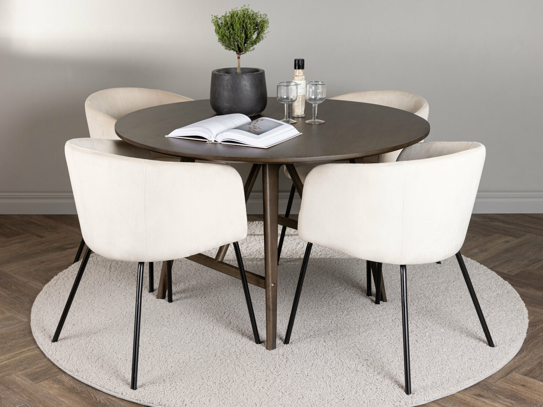 Conjunto de mesas y sillas para comedor Dallas 4584