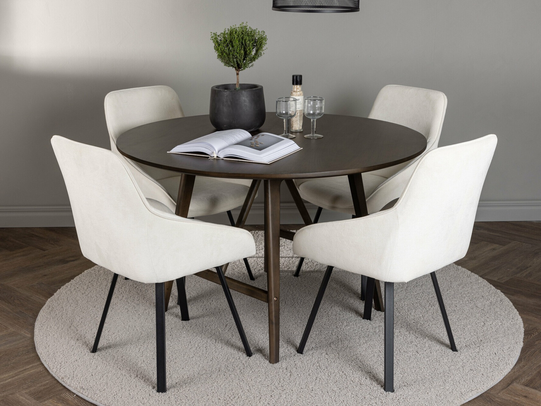 Conjunto de mesas y sillas para comedor Dallas 4585
