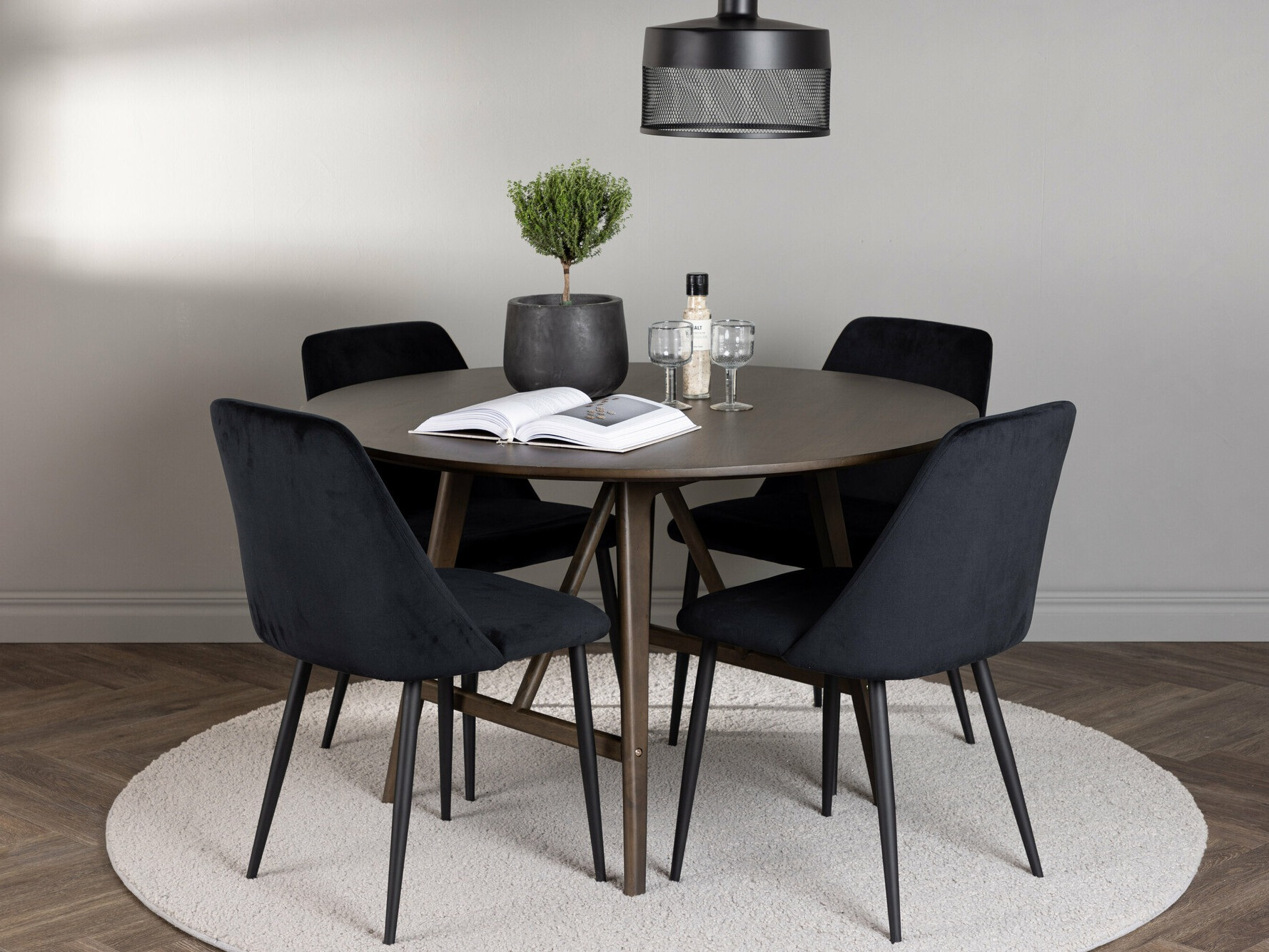 Conjunto de mesas y sillas para comedor Dallas 4586