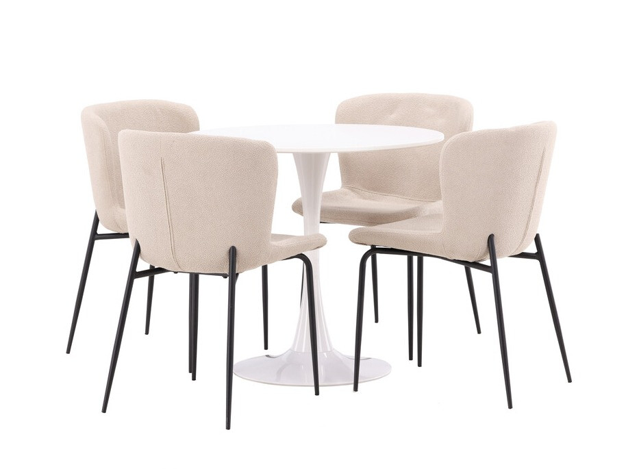 Conjunto de mesas y sillas para comedor Dallas 4590 (Beige)