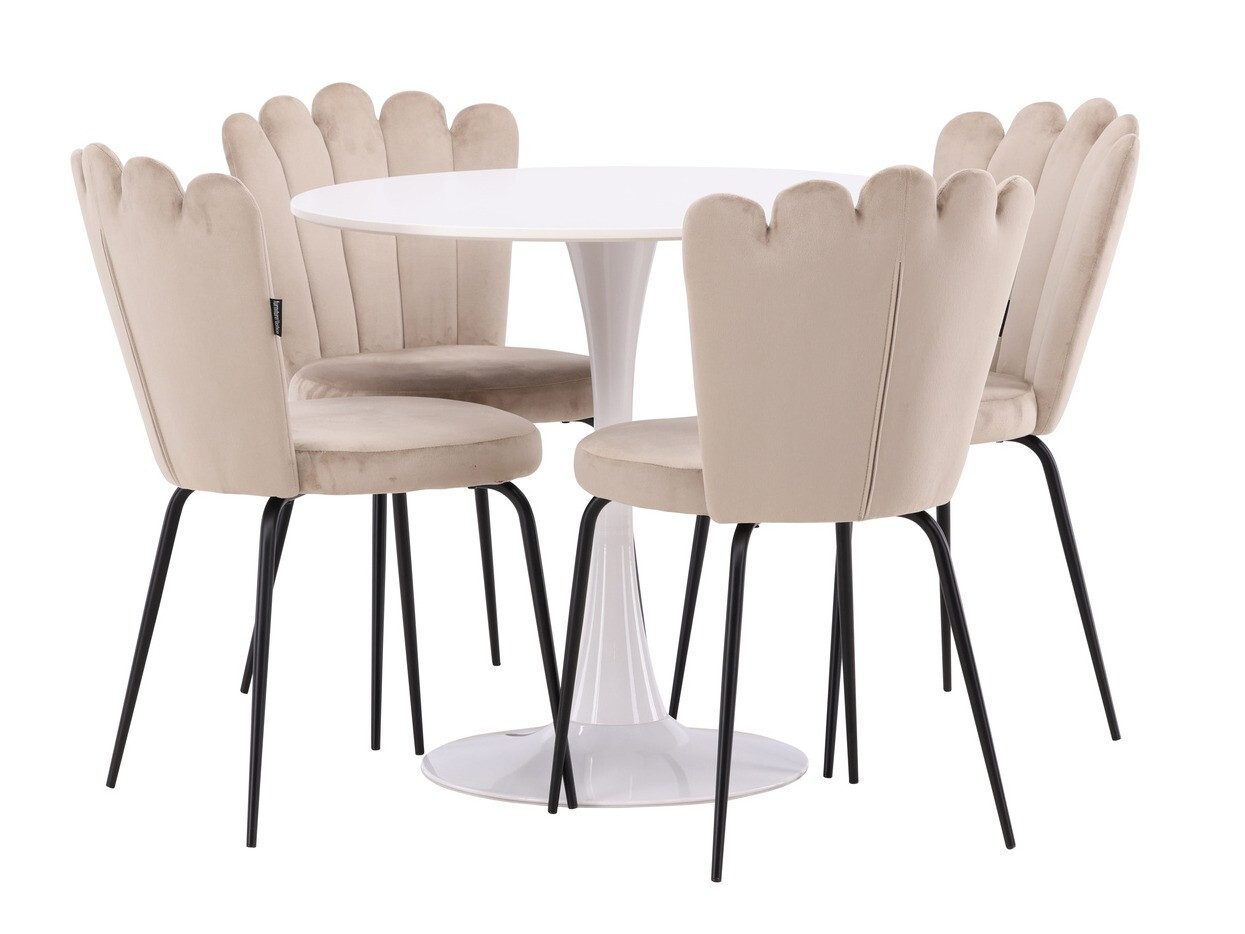 Conjunto de mesas y sillas para comedor Dallas 4591