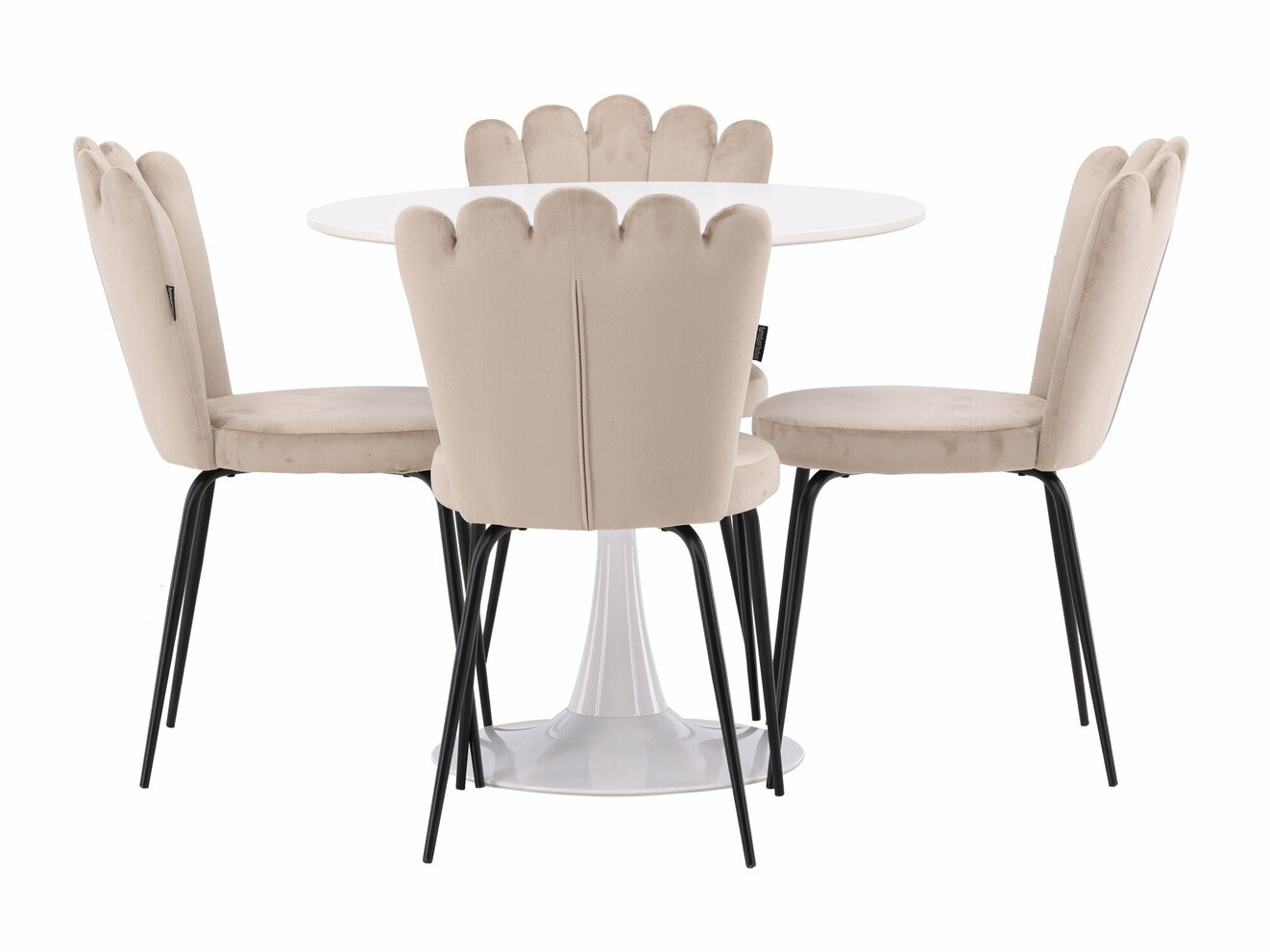 Conjunto de mesas y sillas para comedor Dallas 4591