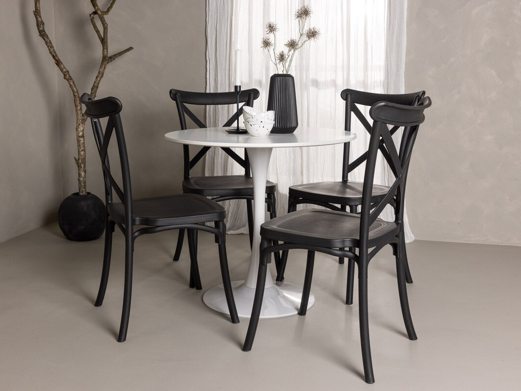 Conjunto de mesas y sillas para comedor Dallas 4594