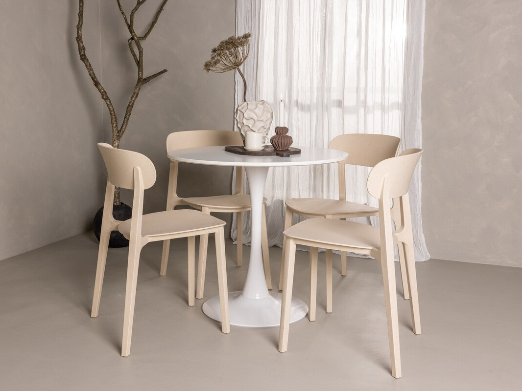 Conjunto de mesas y sillas para comedor Dallas 4597