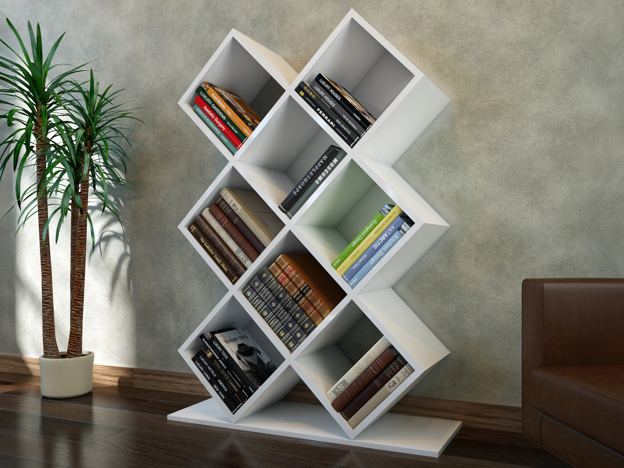 Estantería Kailua 770 (Blanco)