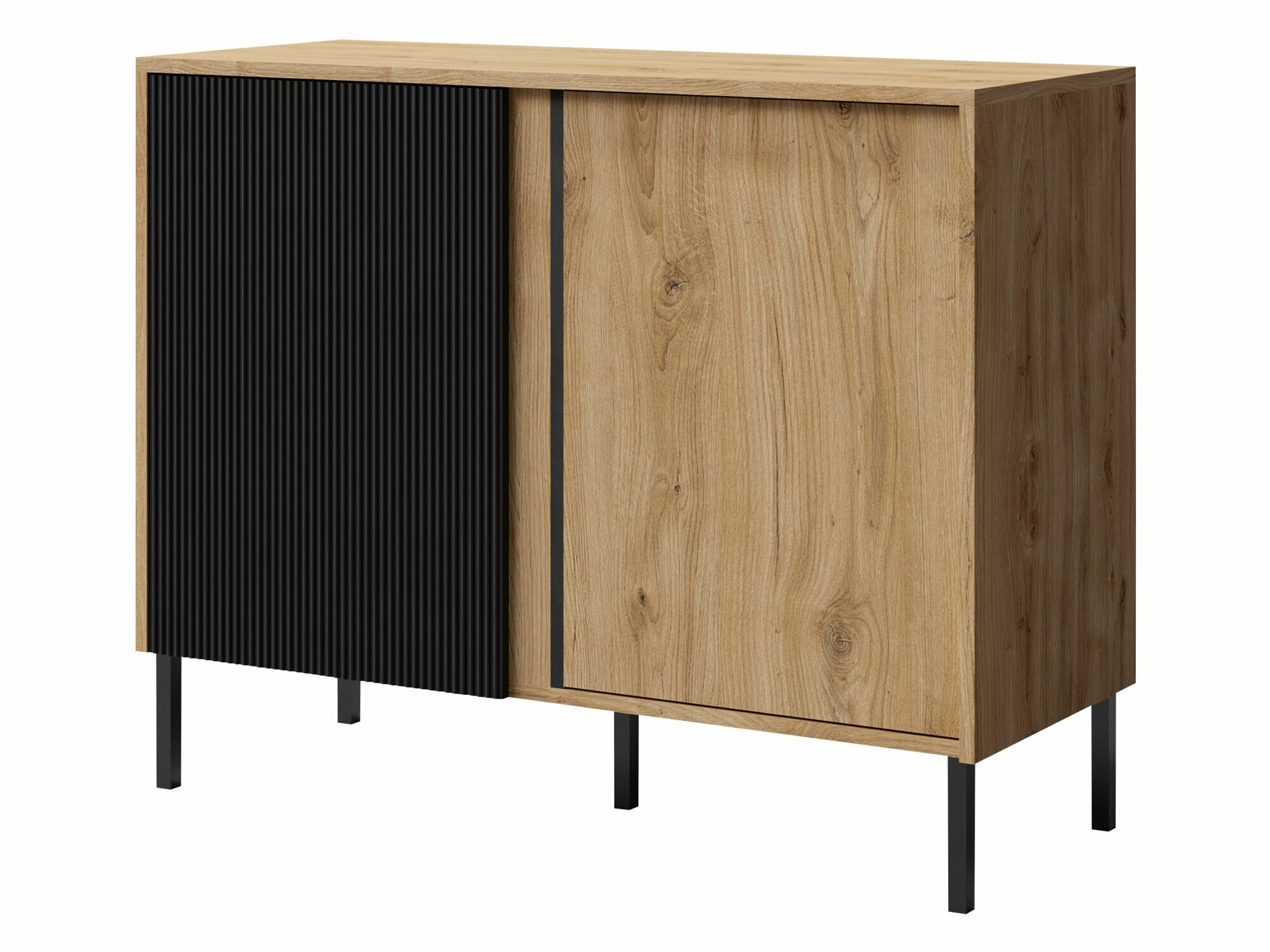 Aparador Lumiri 103 (Roble + Negro)