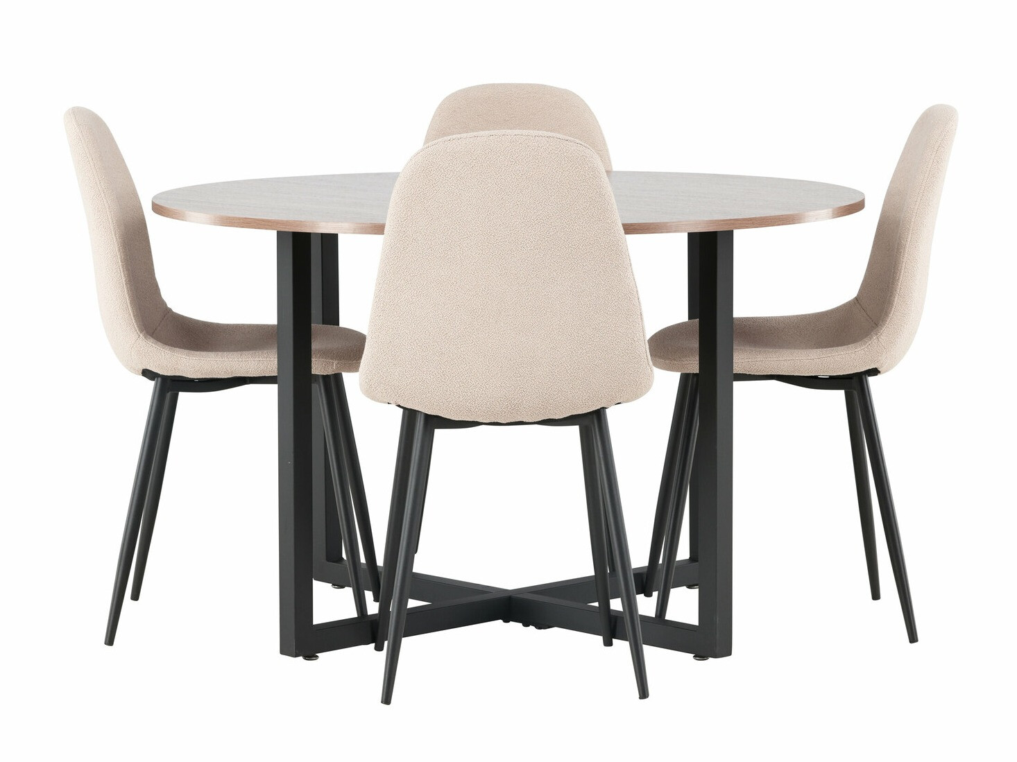 Conjunto de mesas y sillas para comedor Dallas 4599 (Beige)