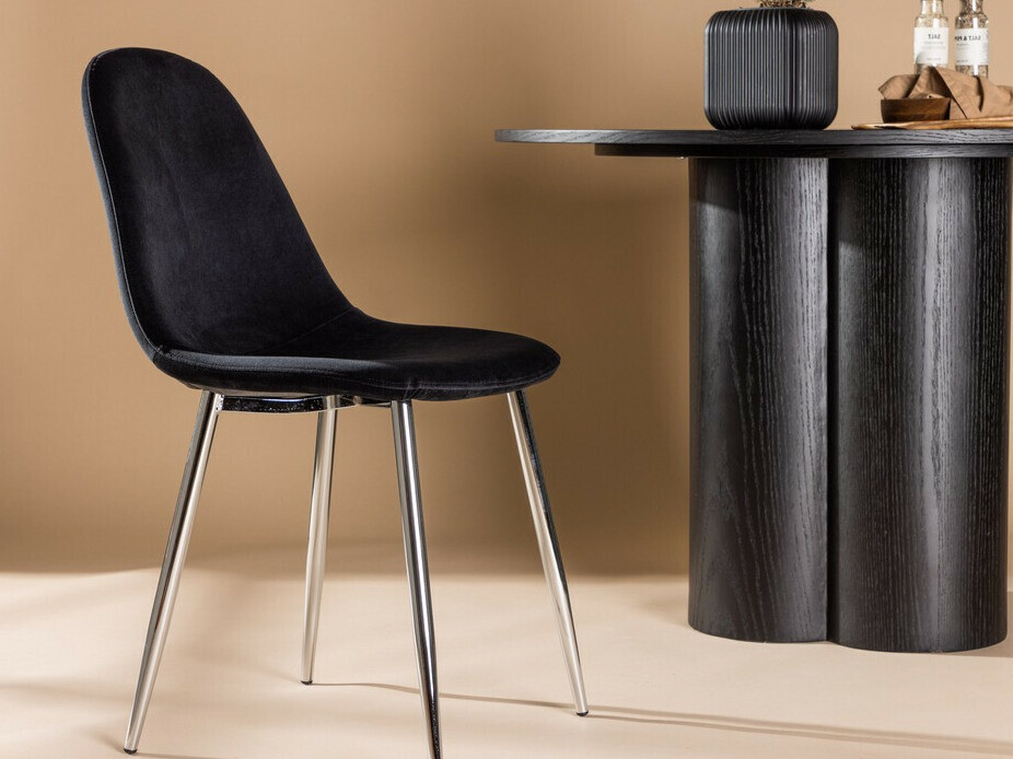 Silla Dallas 3820 (Negro + Plata)