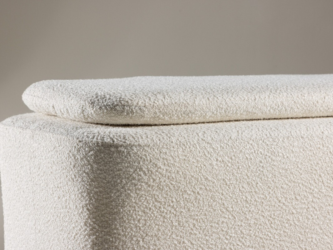 Banco tapizado Dallas 4602 (Blanco)