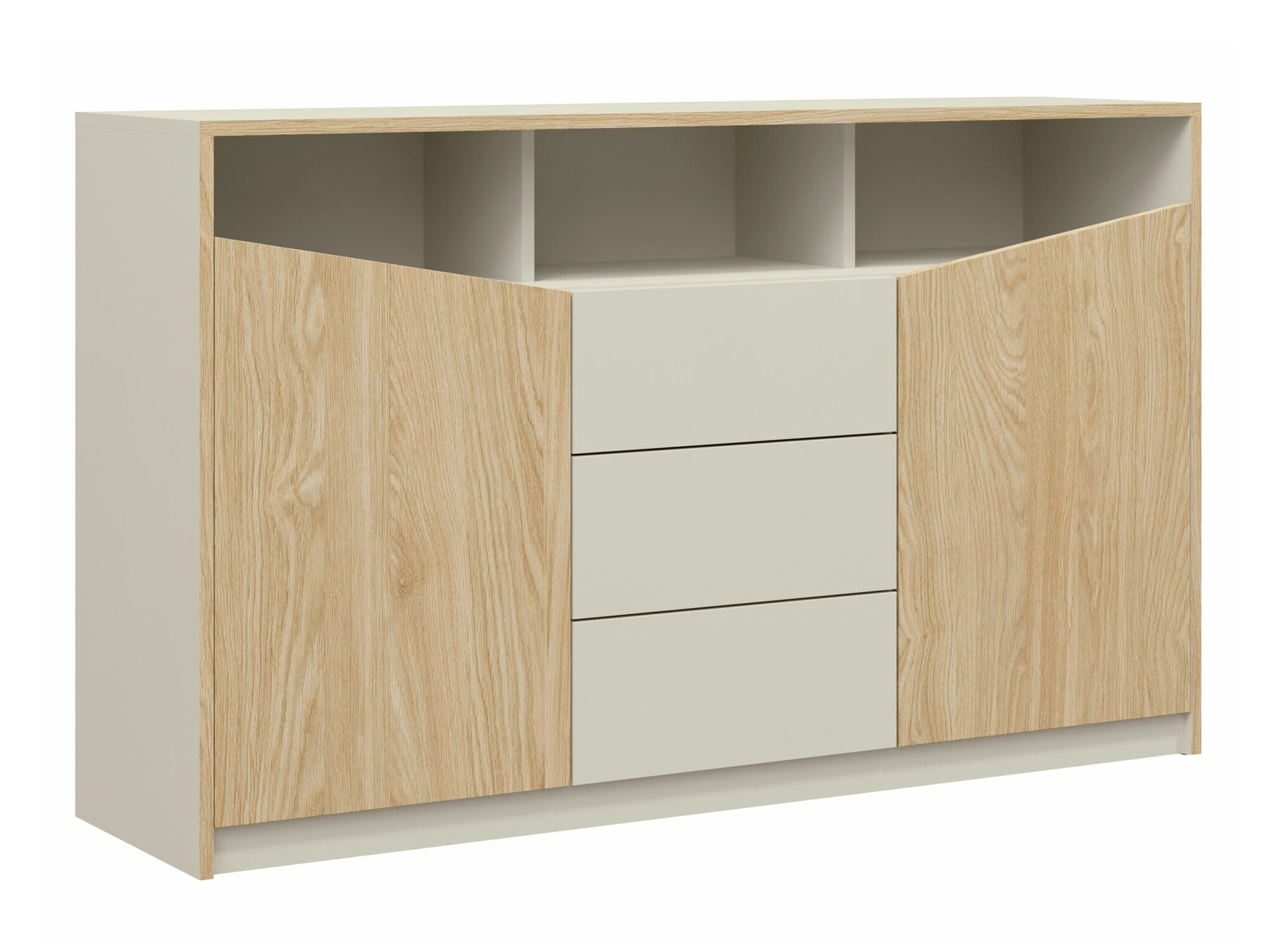 Cómoda Tenreme 102 (Beige + Roble)