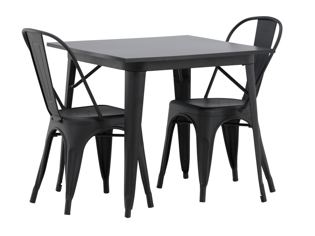 Conjunto de comedor Dallas 4603 (Negro)