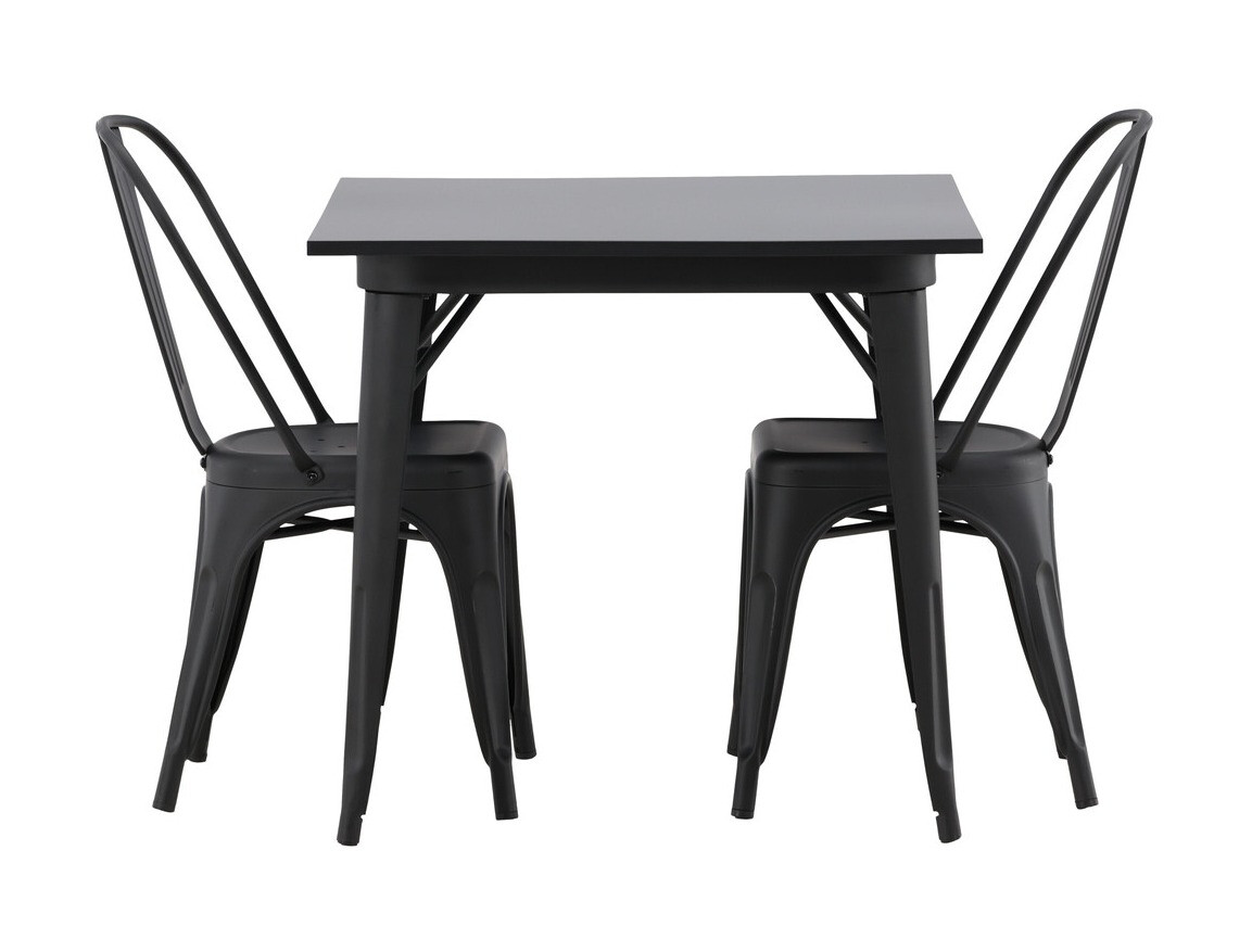 Conjunto de comedor Dallas 4603 (Negro)