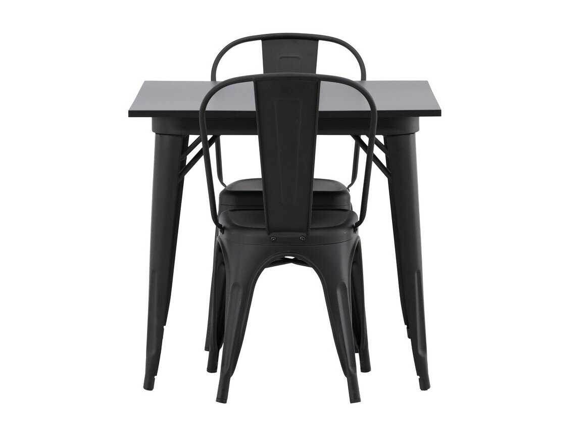 Conjunto de mesas y sillas para comedor Dallas 4603 (Negro)