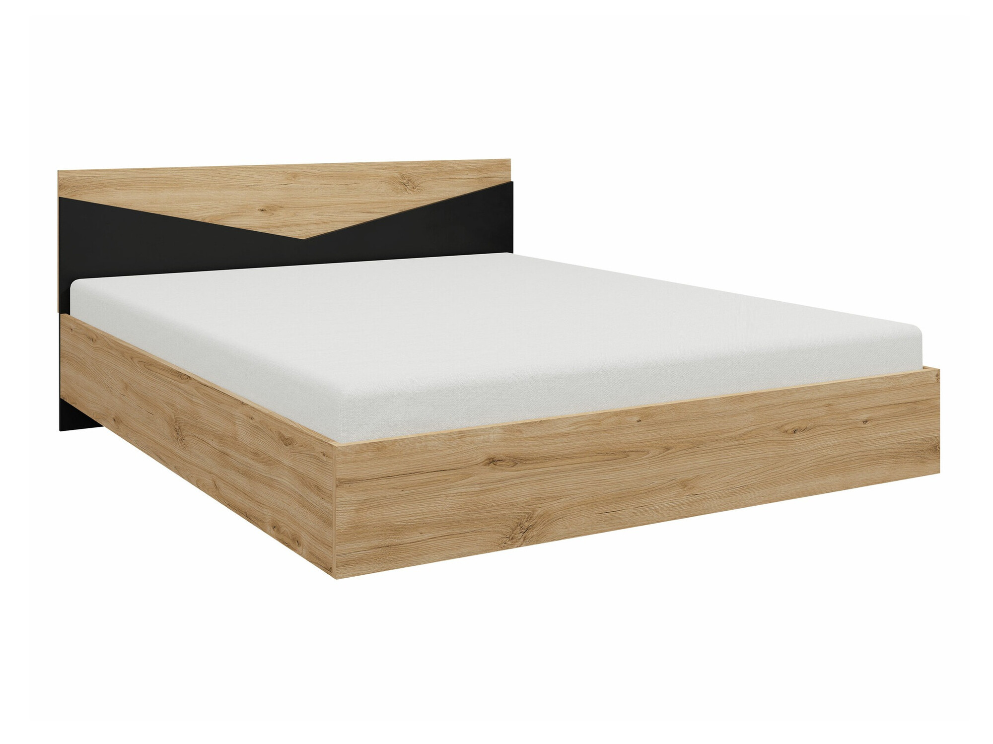 Cama Tenreme 107 (Roble + Negro)