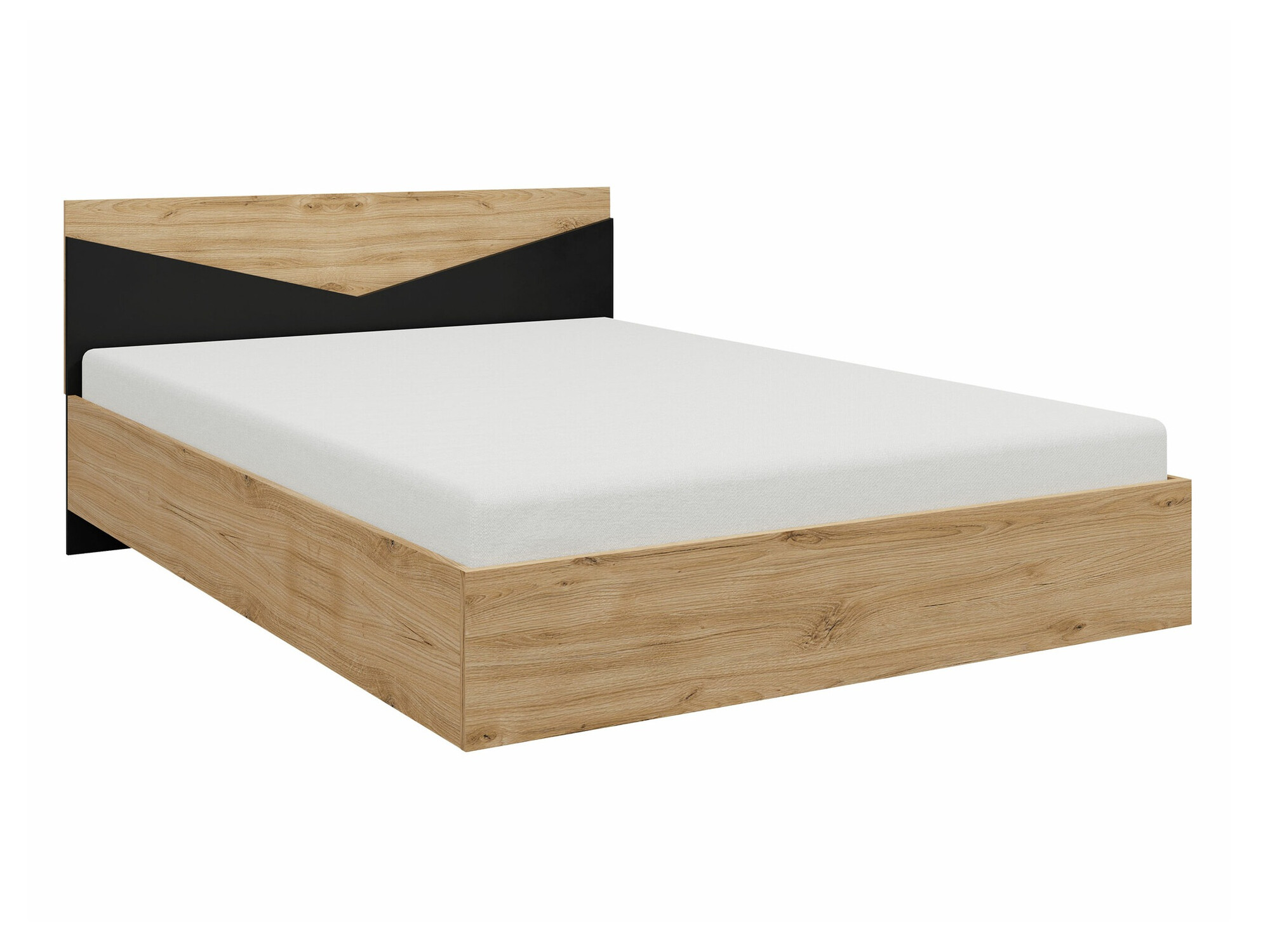 Cama Tenreme 107 (Roble + Negro)