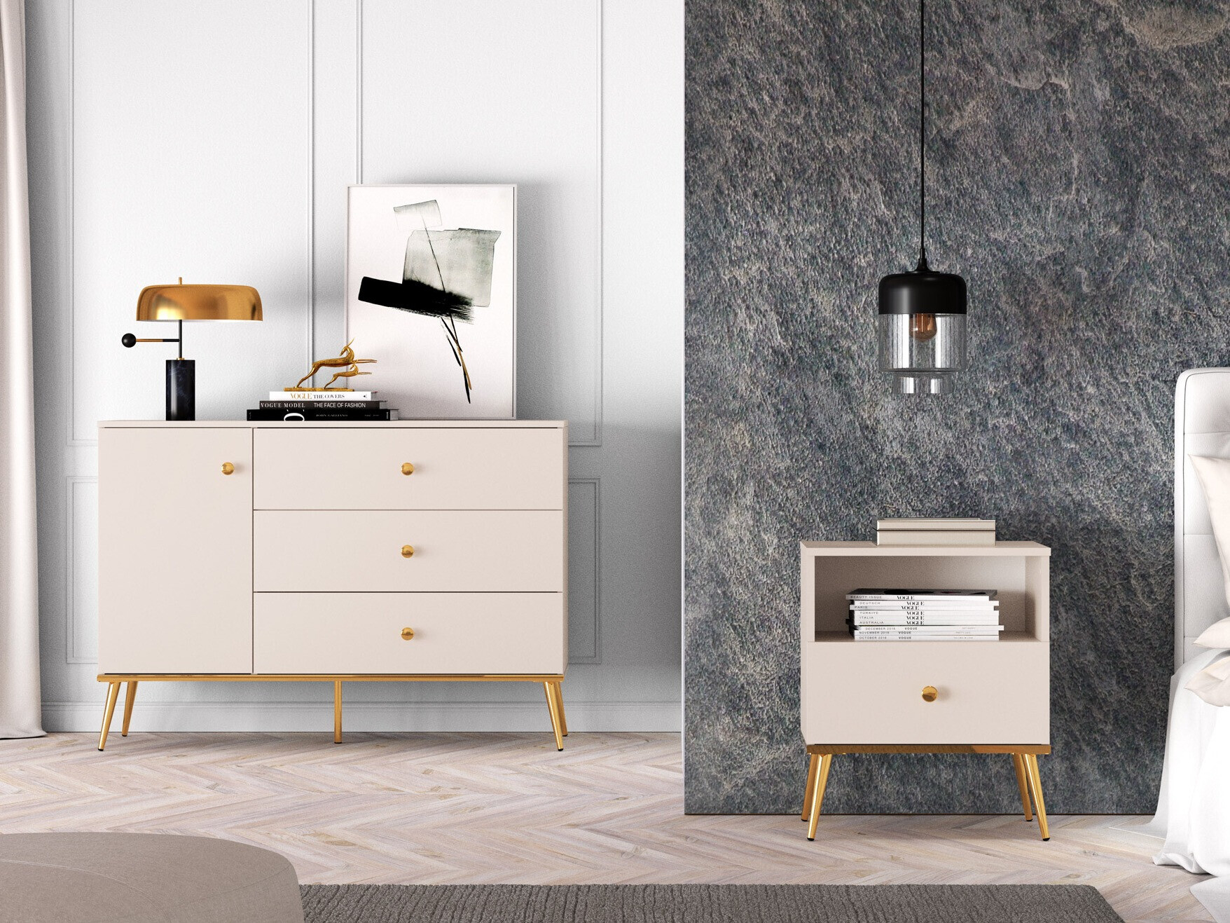 Mesilla de noche Veslomi 109