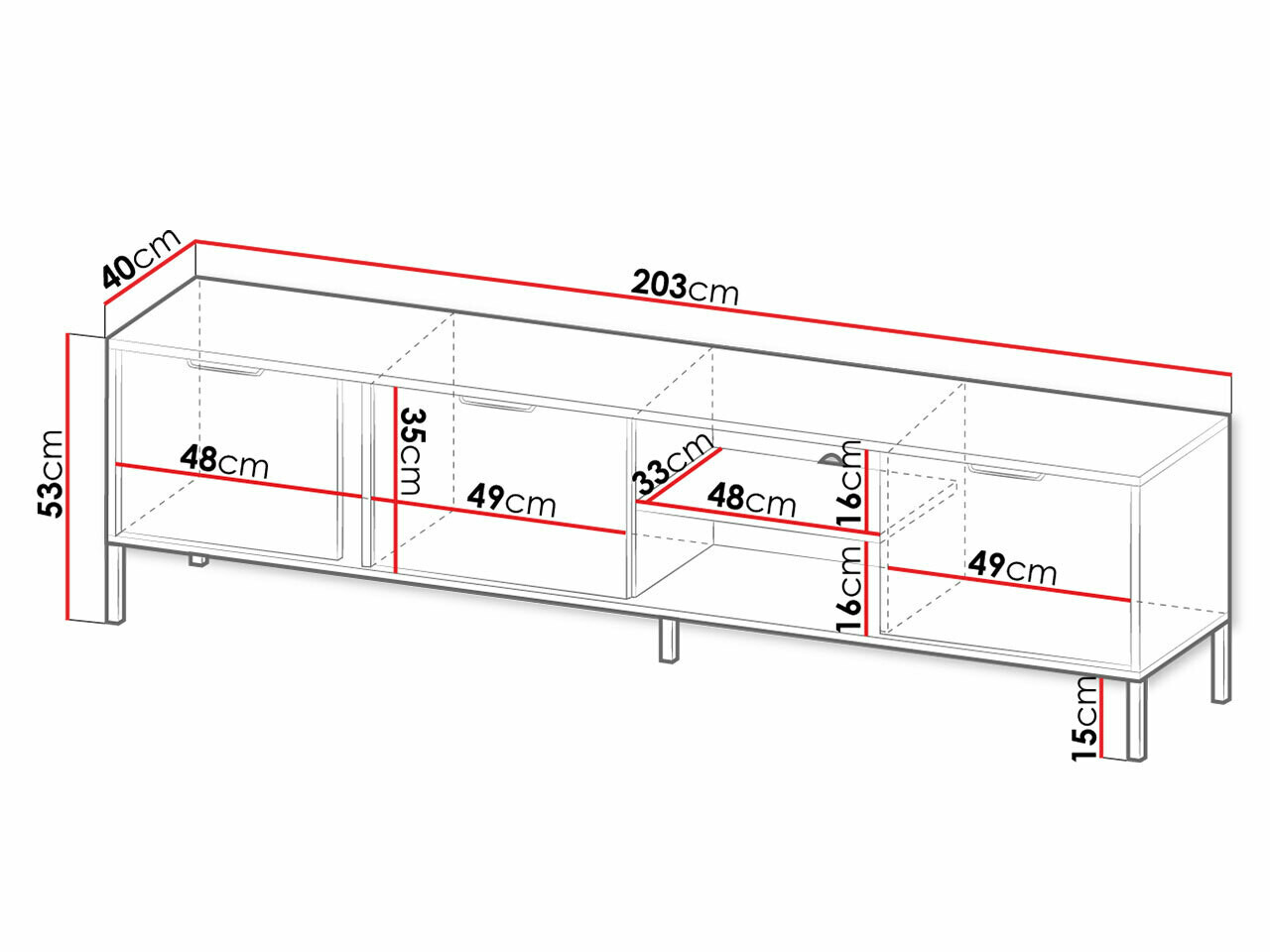 Mueble TV Velsoru 105