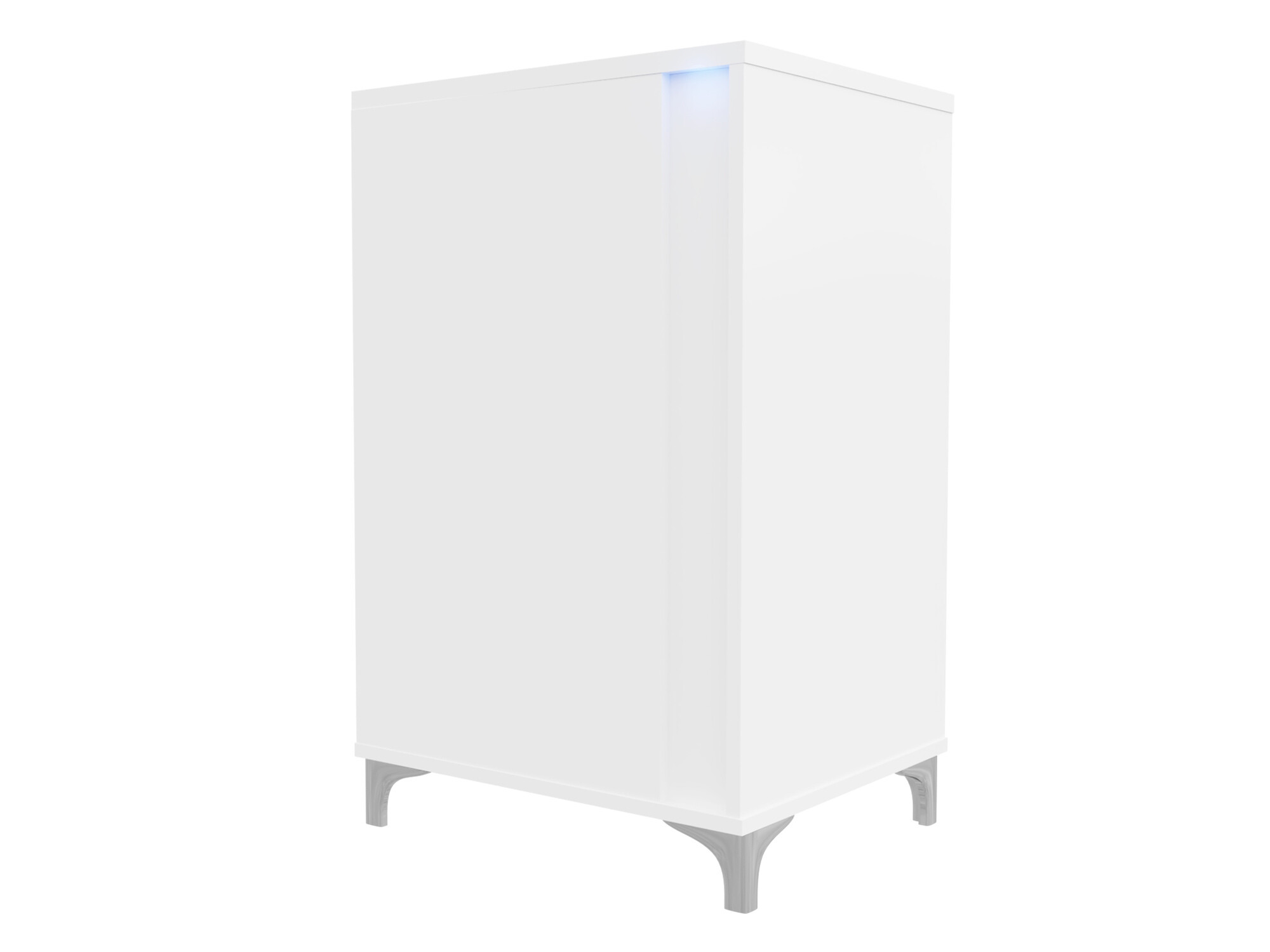 Aparador Florem I (Blanco + Blanco brillante)